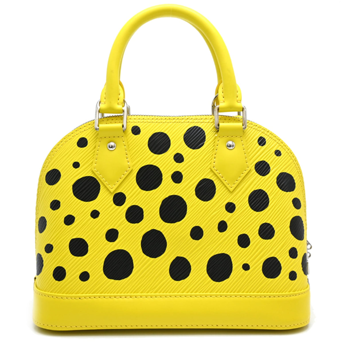 Louis Vuitton Black Yellow Epi Leather Handbag (Pre-Owned)
