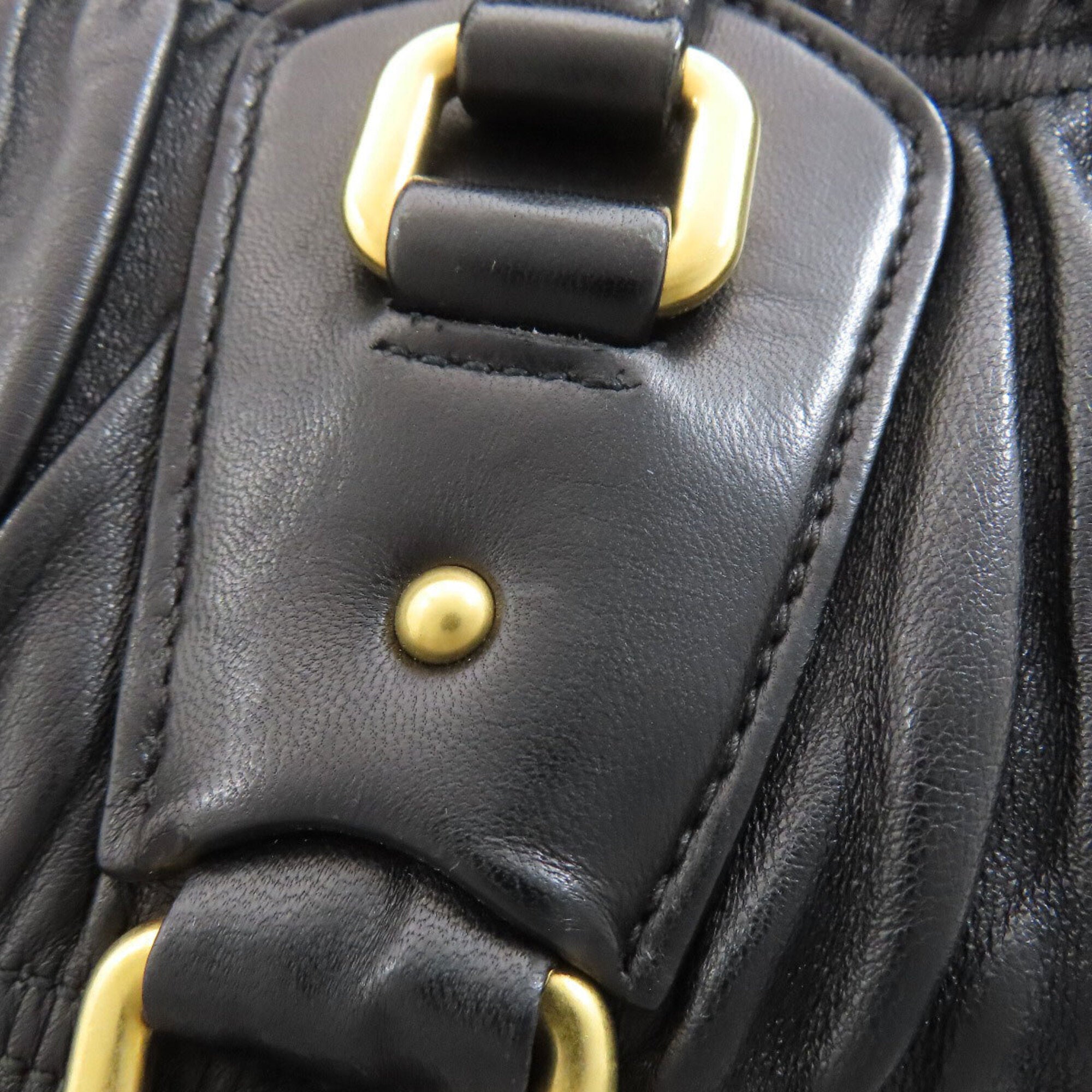 Prada Black Leather Handbag (Pre-Owned)