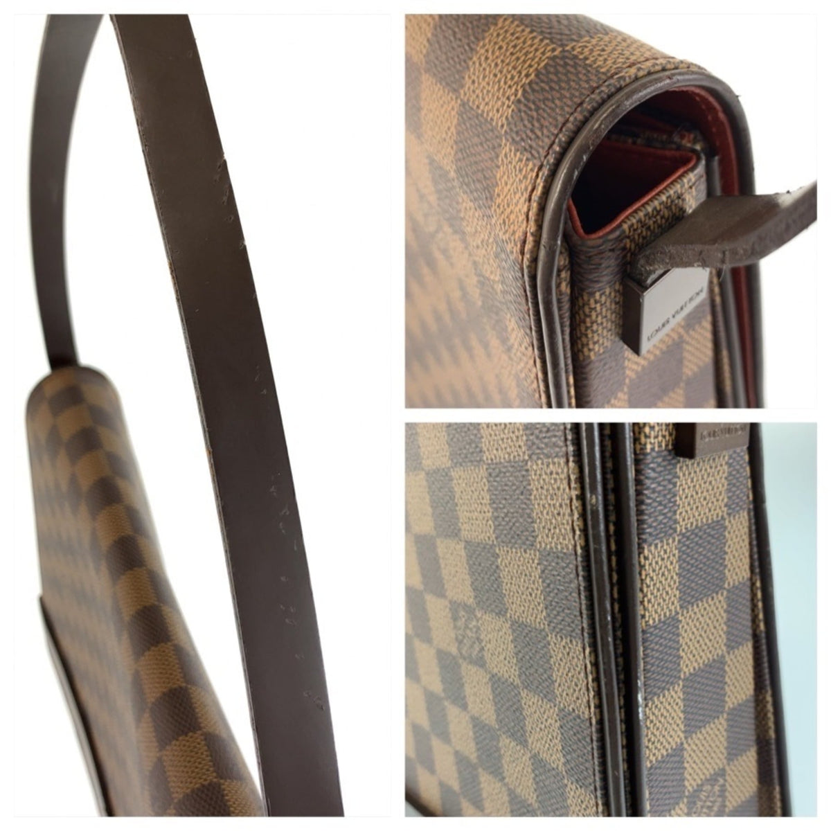 Louis Vuitton Damier Brown Pvc Shoulder Bag (Pre-Owned)