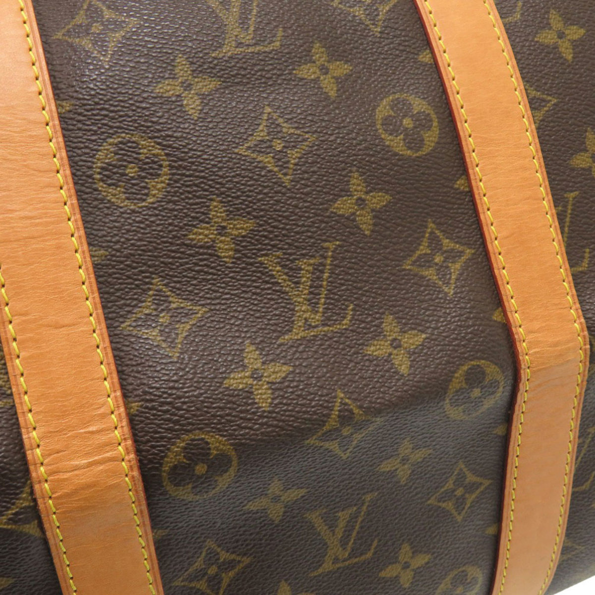 Louis Vuitton Brown Monogram Canvas Boston Bag (Pre-Owned)