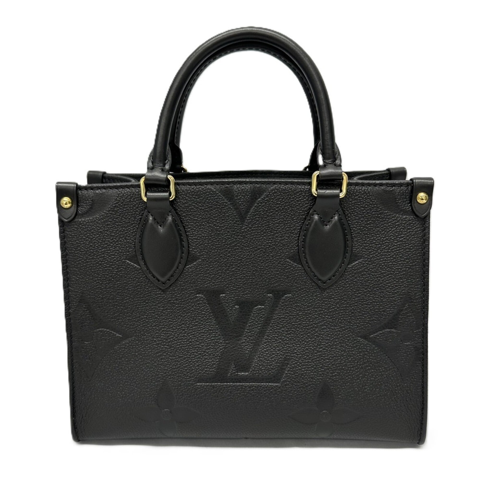 Louis Vuitton Monogram Empreinte Black Noir Monogram Empreinte Handbag Shoulder Bag (Pre-Owned)