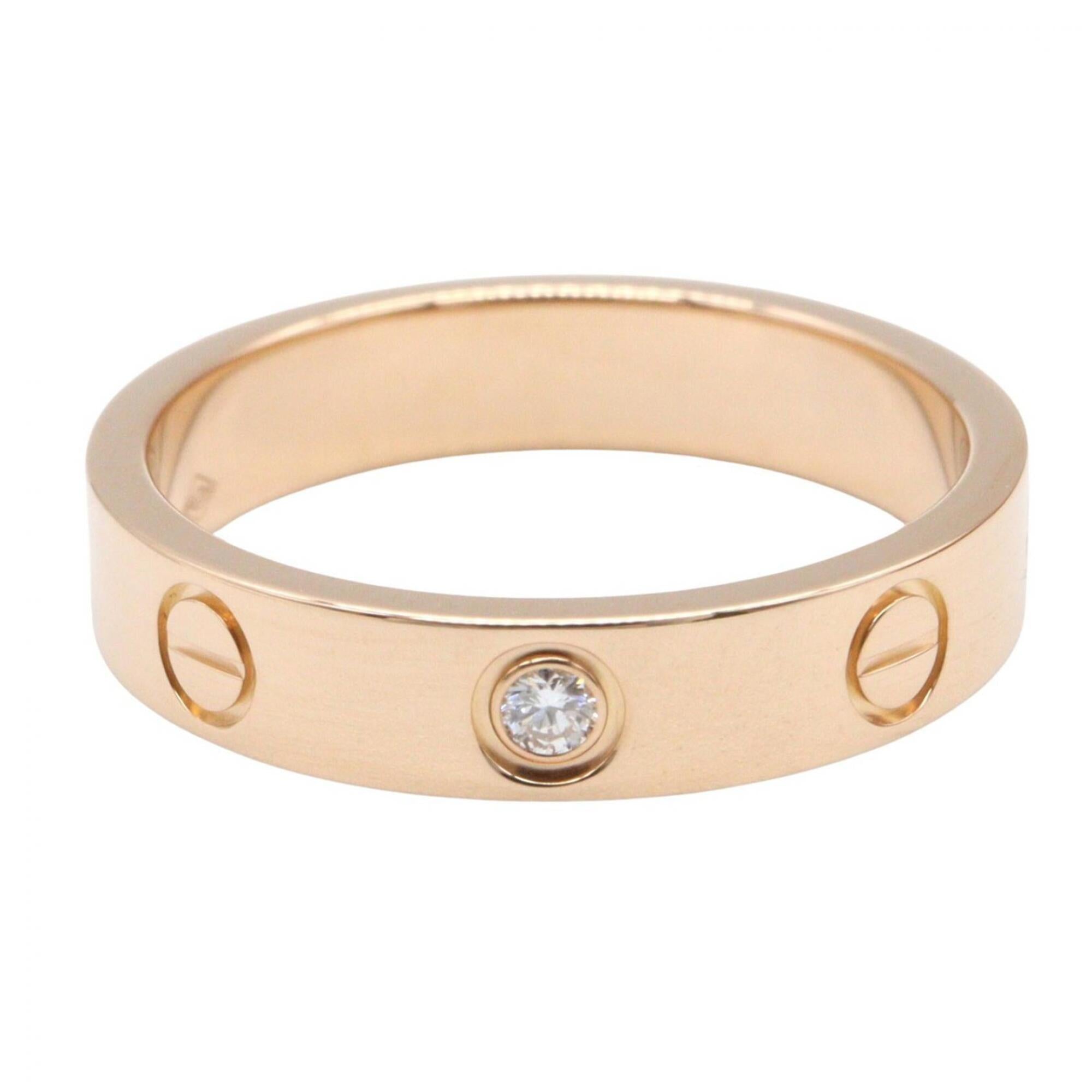 Cartier Gold Clear Pink Gold (18K) Band Ring (Pre-Owned)