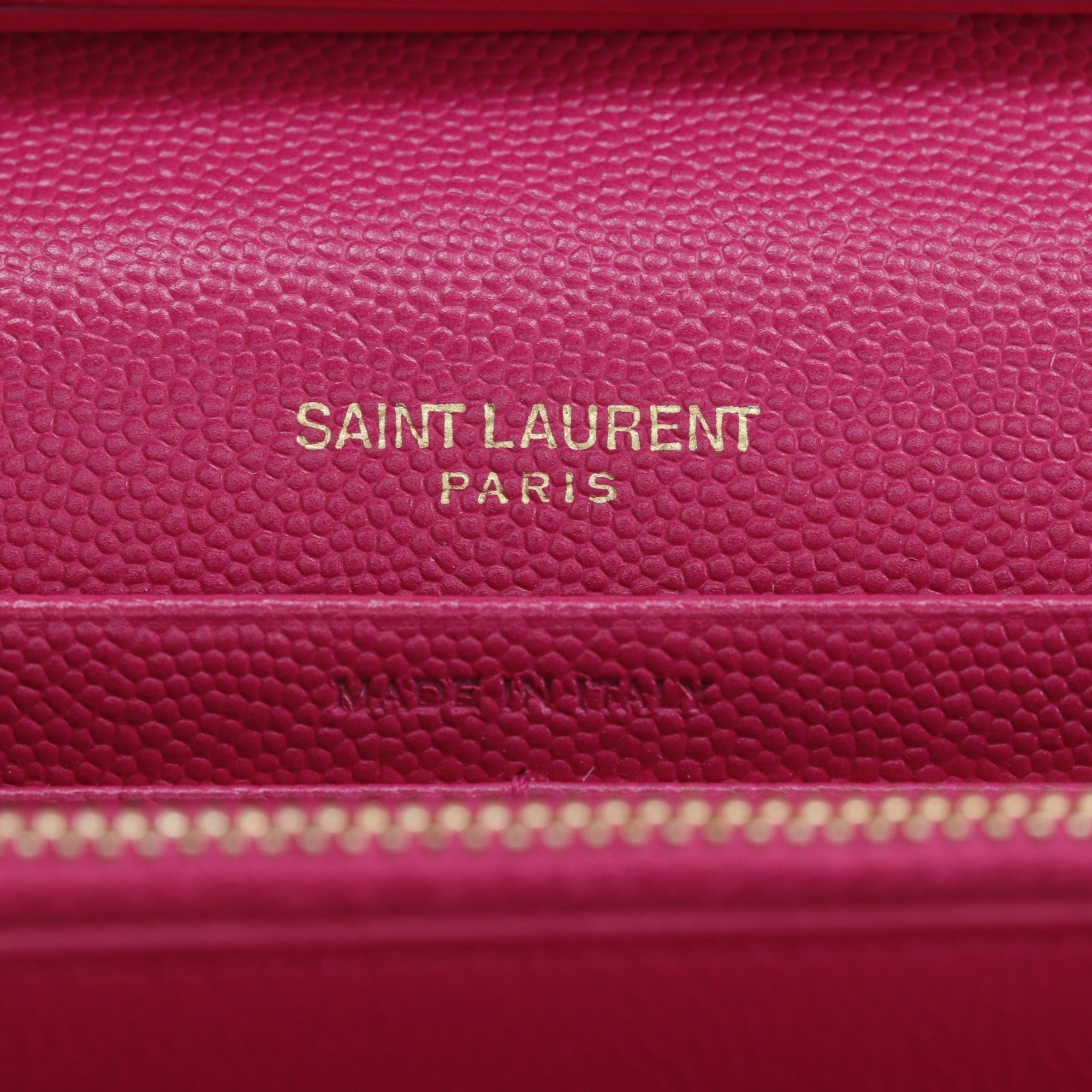 Saint Laurent Pink Leather Shoulder Bag (Pre-Owned)