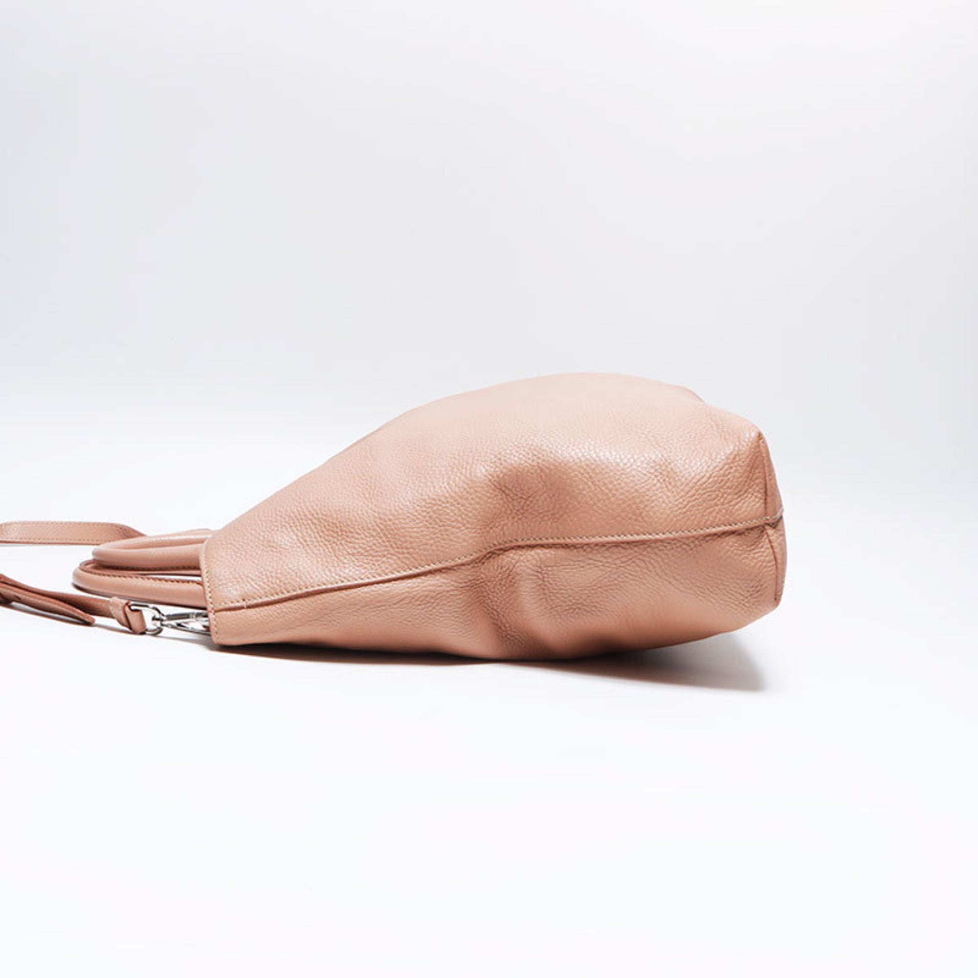 Prada Pink Leather Shoulder Bag (Pre-Owned)