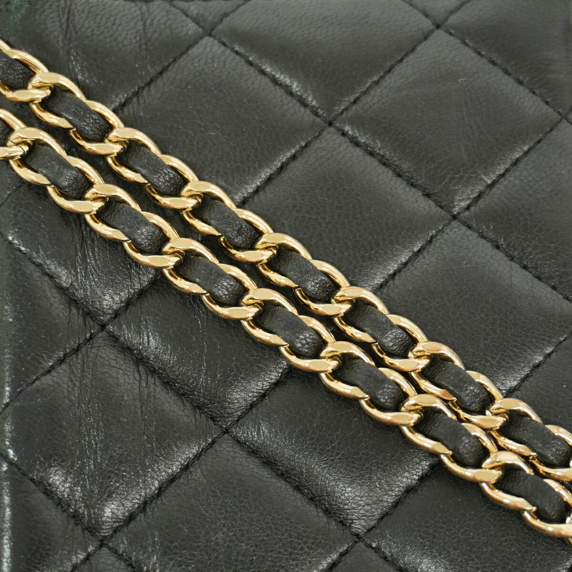 Chanel Black Leather Vanity Bag (Pre-Owned)