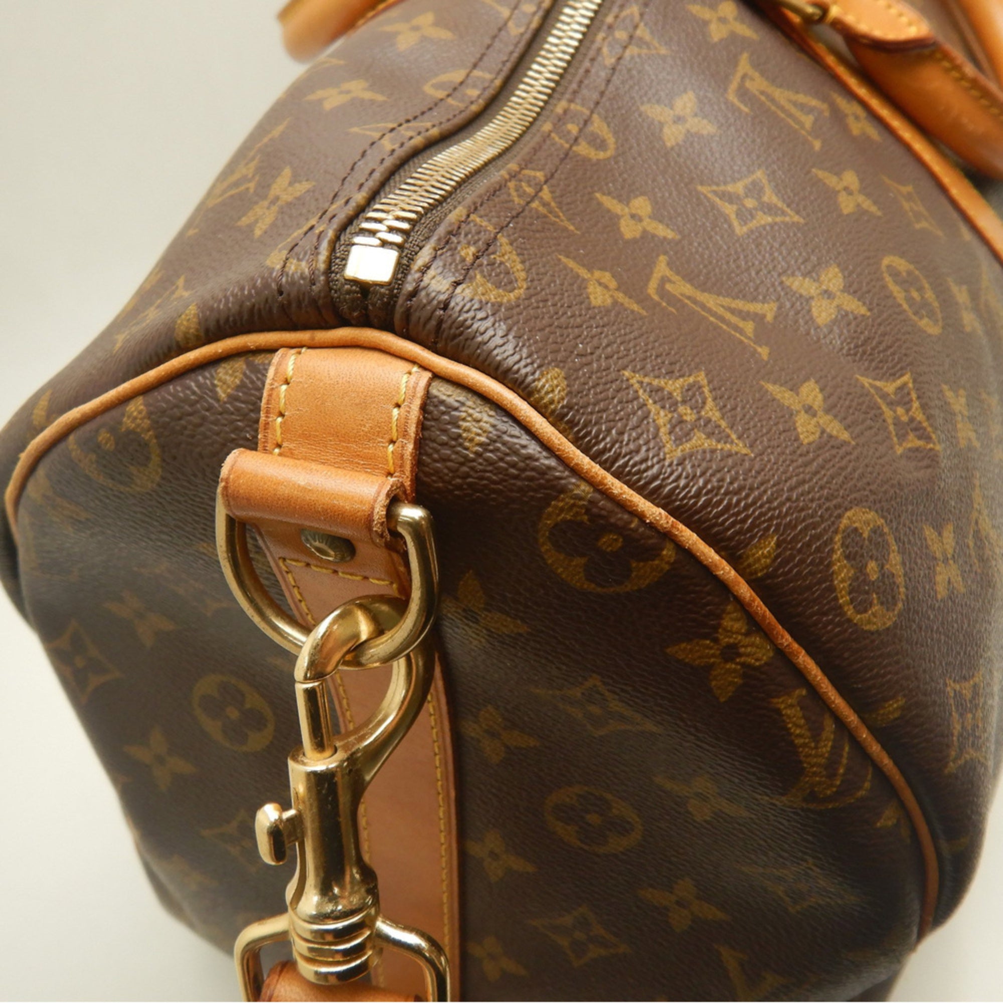 Louis Vuitton Brown Monogram Boston Bag (Pre-Owned)