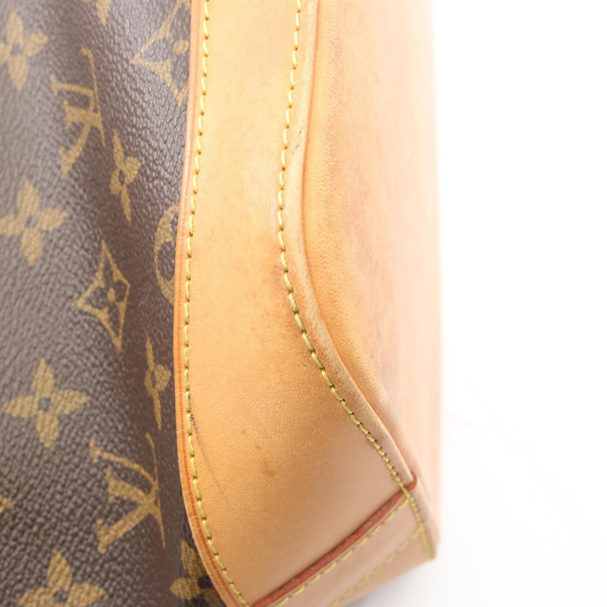 Louis Vuitton Brown Coated Canvas Pvc Leather Handbag (Pre-Owned)