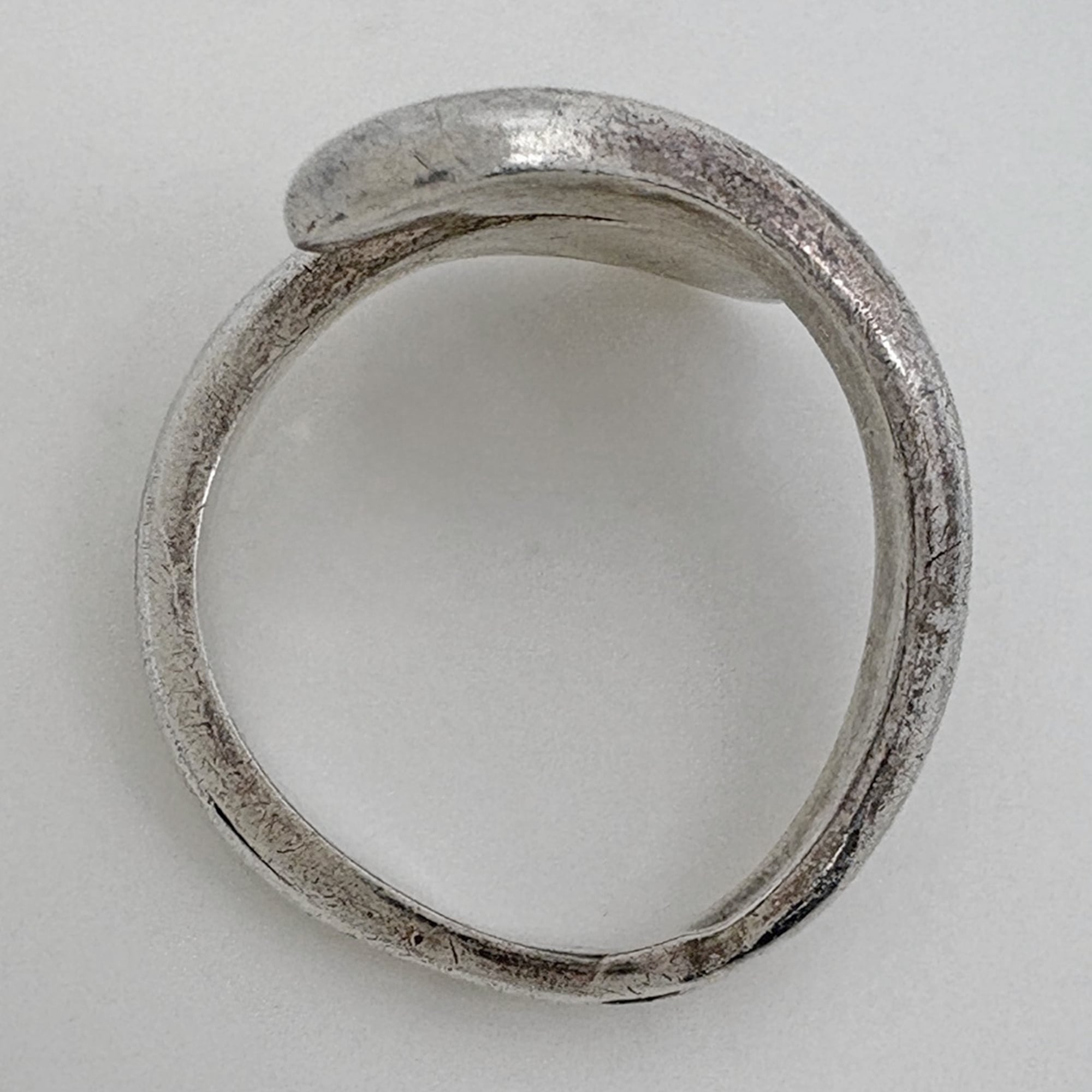 Chanel Silver 925 Band Ring (Pre-Owned)