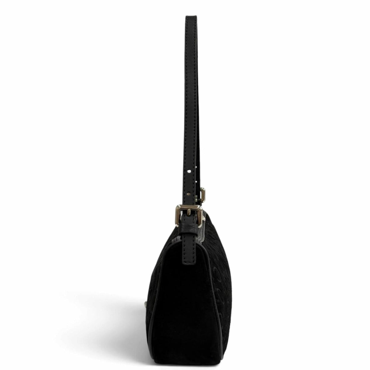 Celine Black Suede Leather Pouch (Pre-Owned)