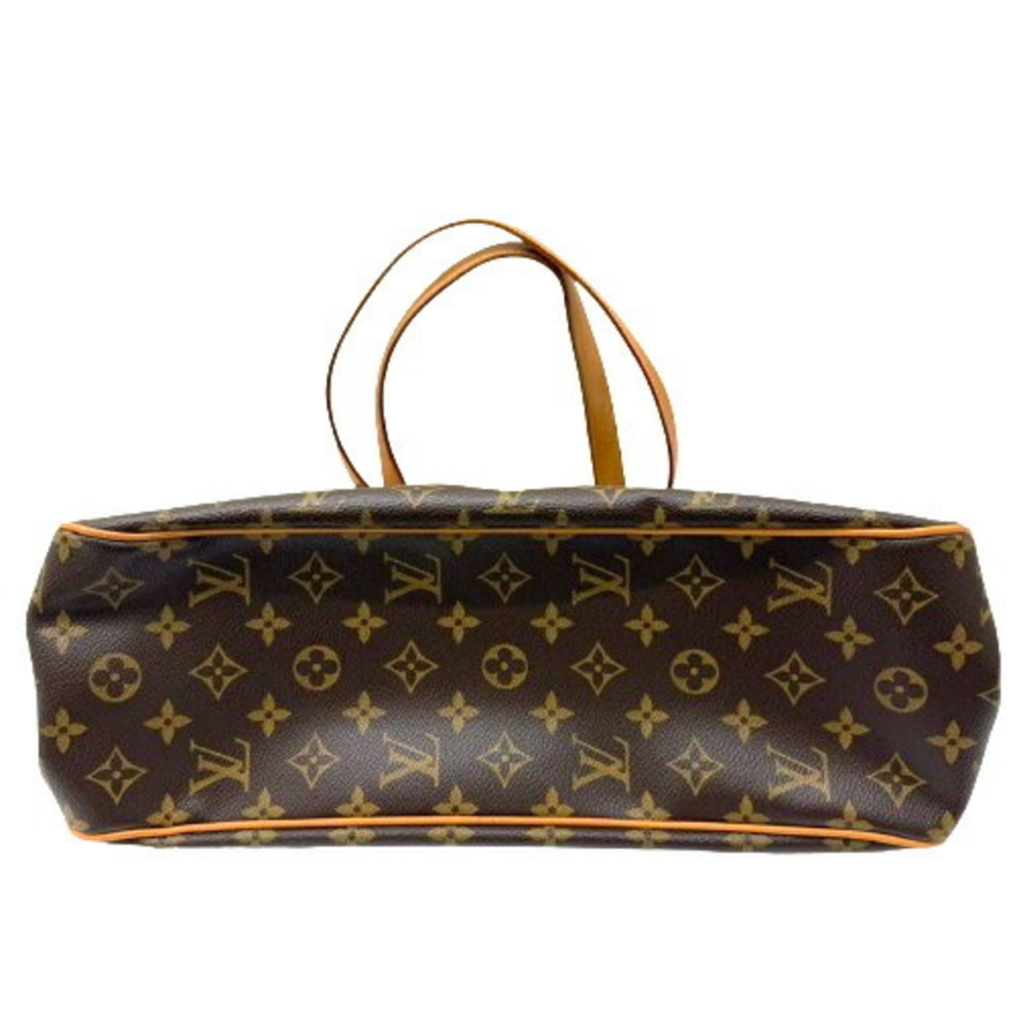 Louis Vuitton Monogram Brown Coated Canvas Shoulder Bag (Pre-Owned)