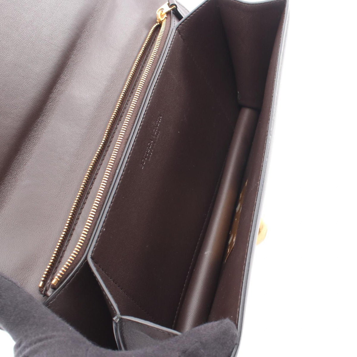 Bottega Veneta Brown Leather Handbag Shoulder Bag (Pre-Owned)