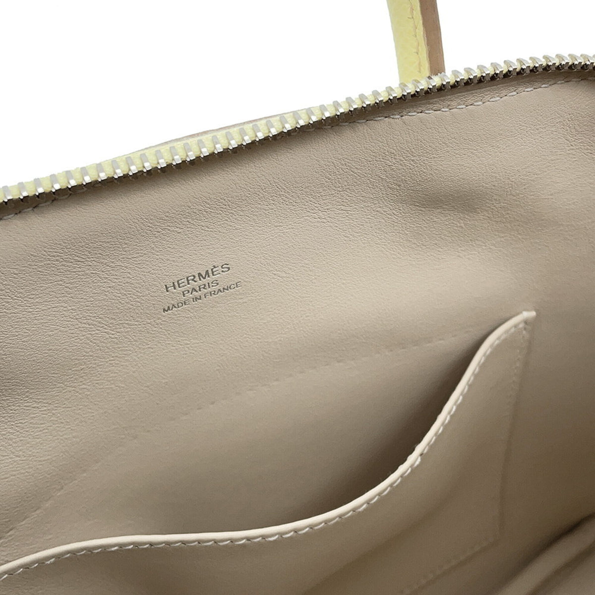 Hermes Bolide Jaune Epsom Leather Handbag Shoulder Bag (Pre-Owned)