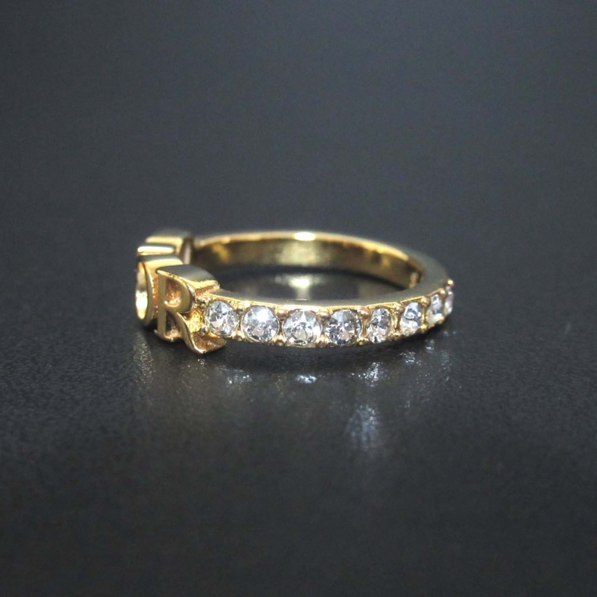 Christian Dior Gold Band Ring (Pre-Owned)