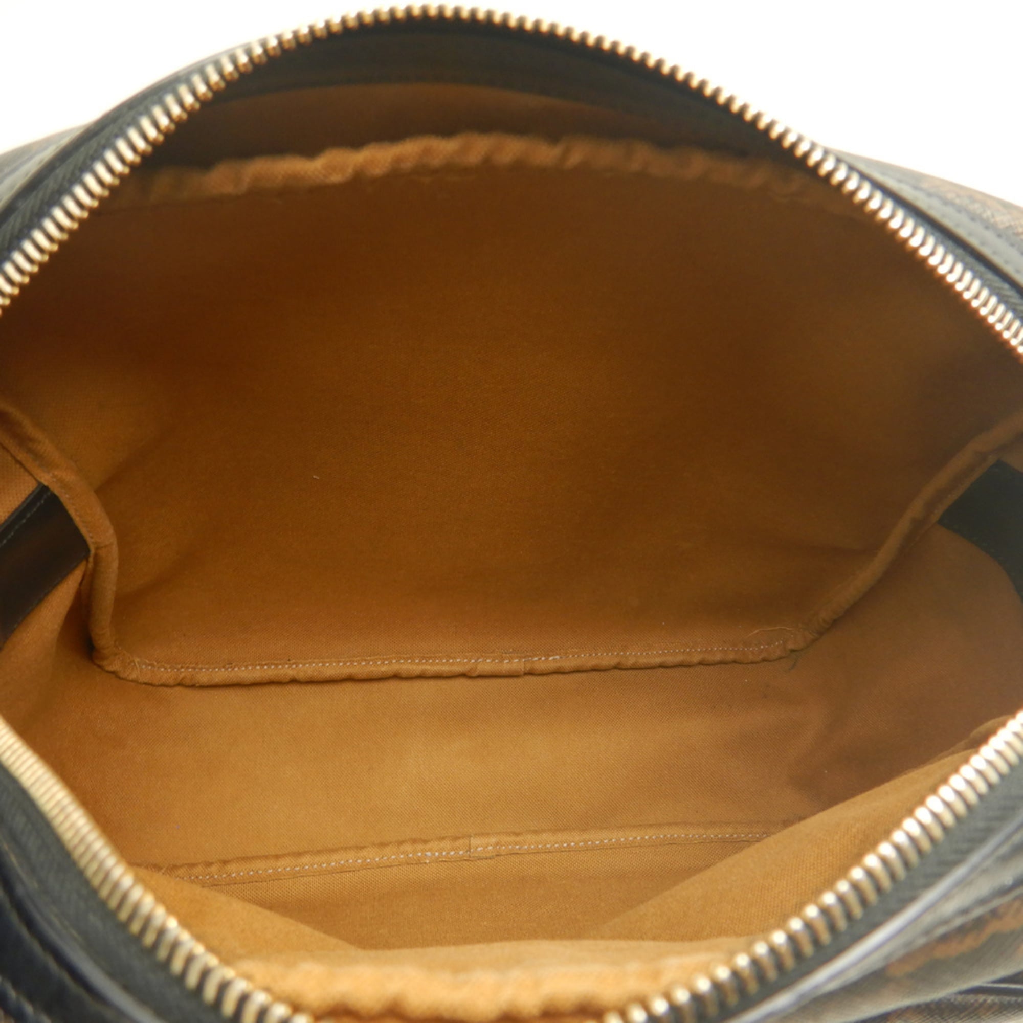 Celine Dark Brown Coated Canvas Messenger Bag Shoulder Bag (Pre-Owned)