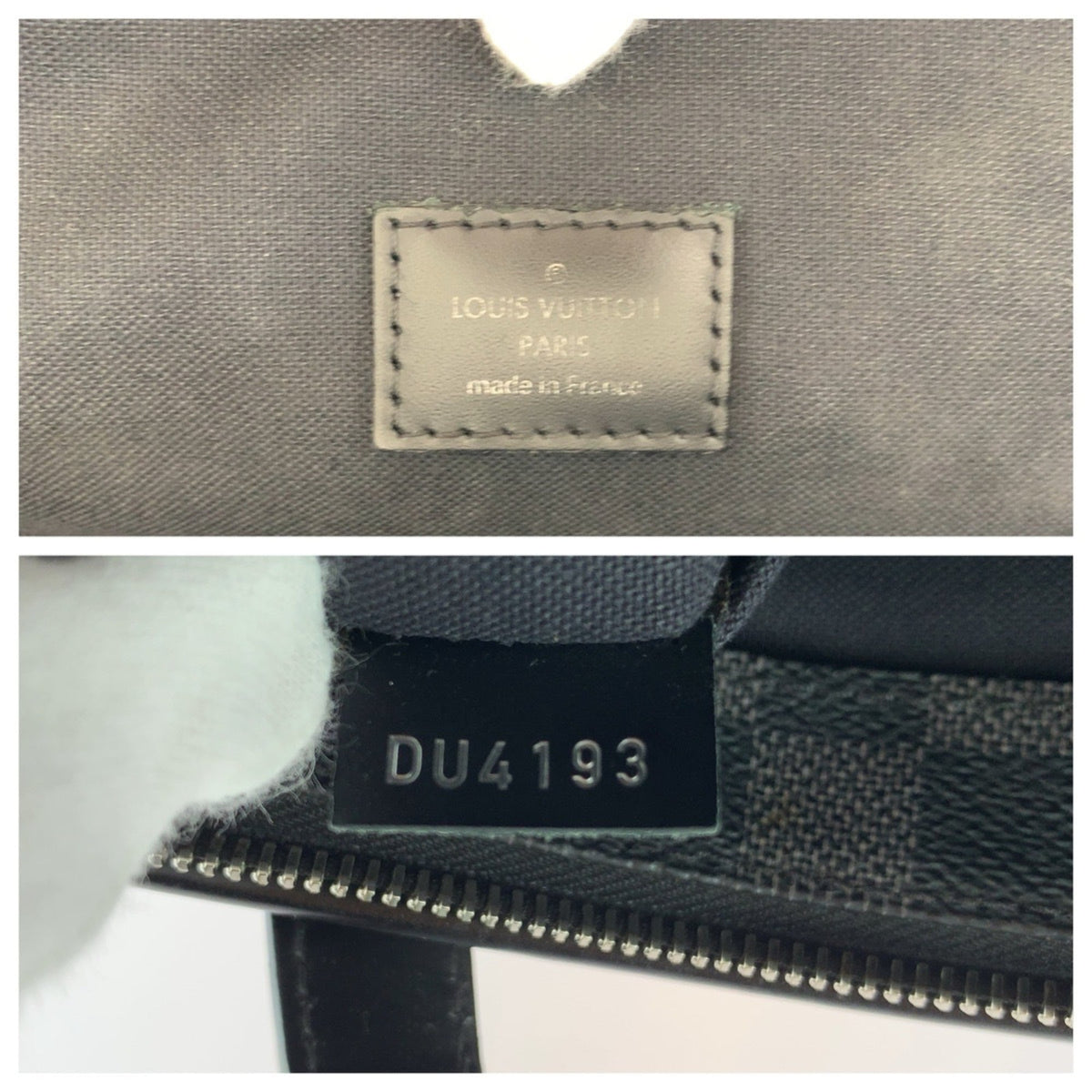 Louis Vuitton Black Pvc Leather Tote Bag (Pre-Owned)