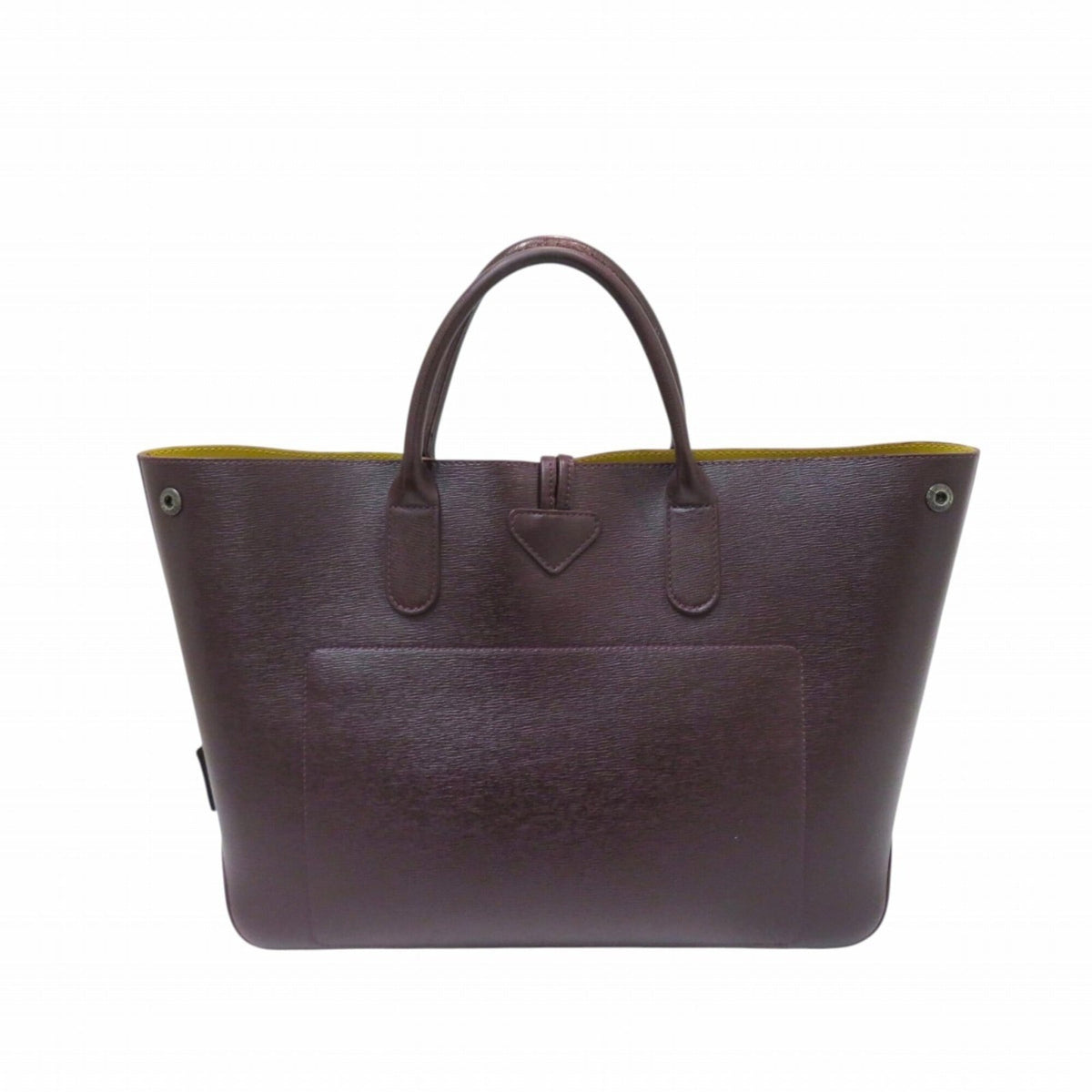 Longchamp Brown Pvc Leather Tote Bag (Pre-Owned)