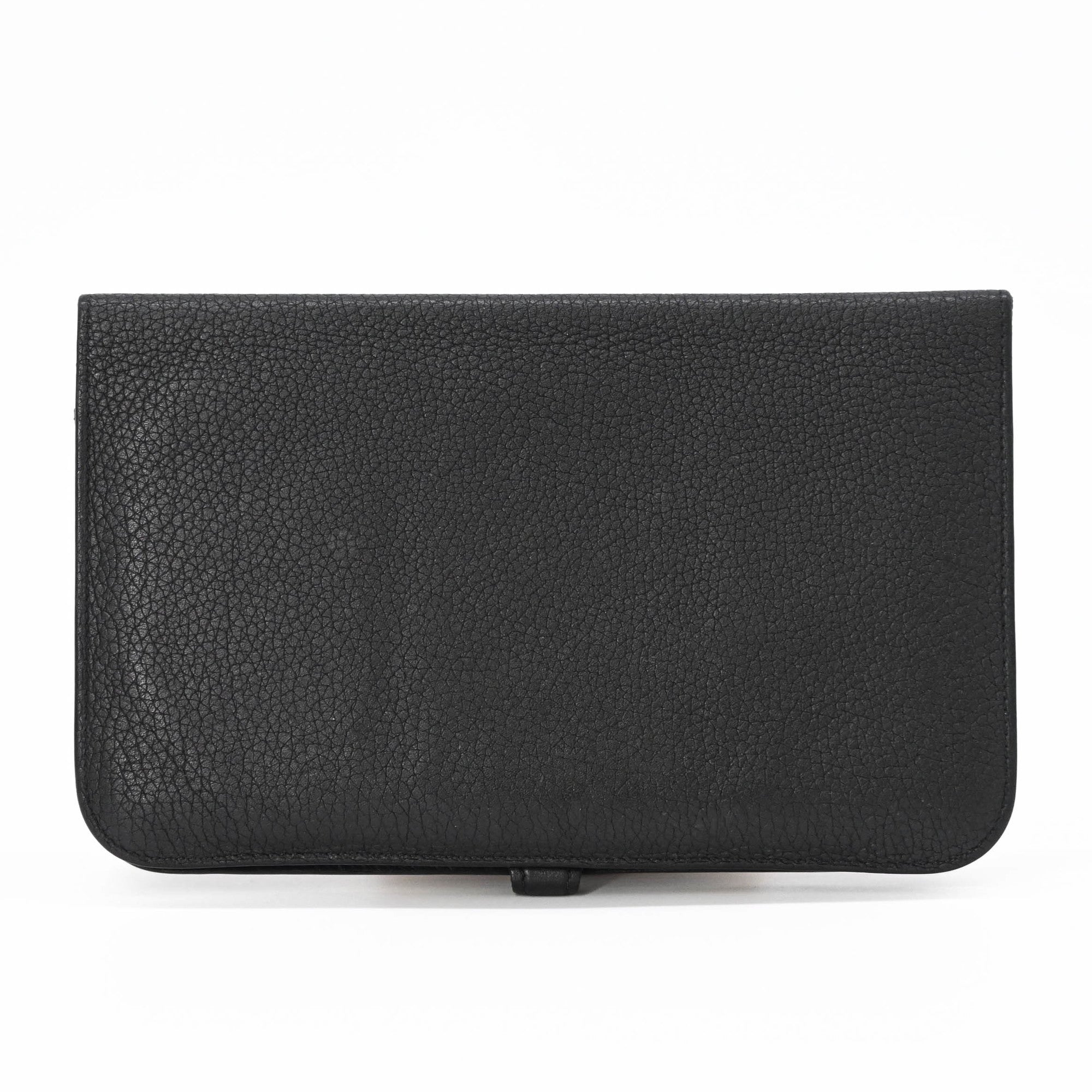 Hermes Black Evercalf Leather Wallet (Bi-Fold) (Pre-Owned)