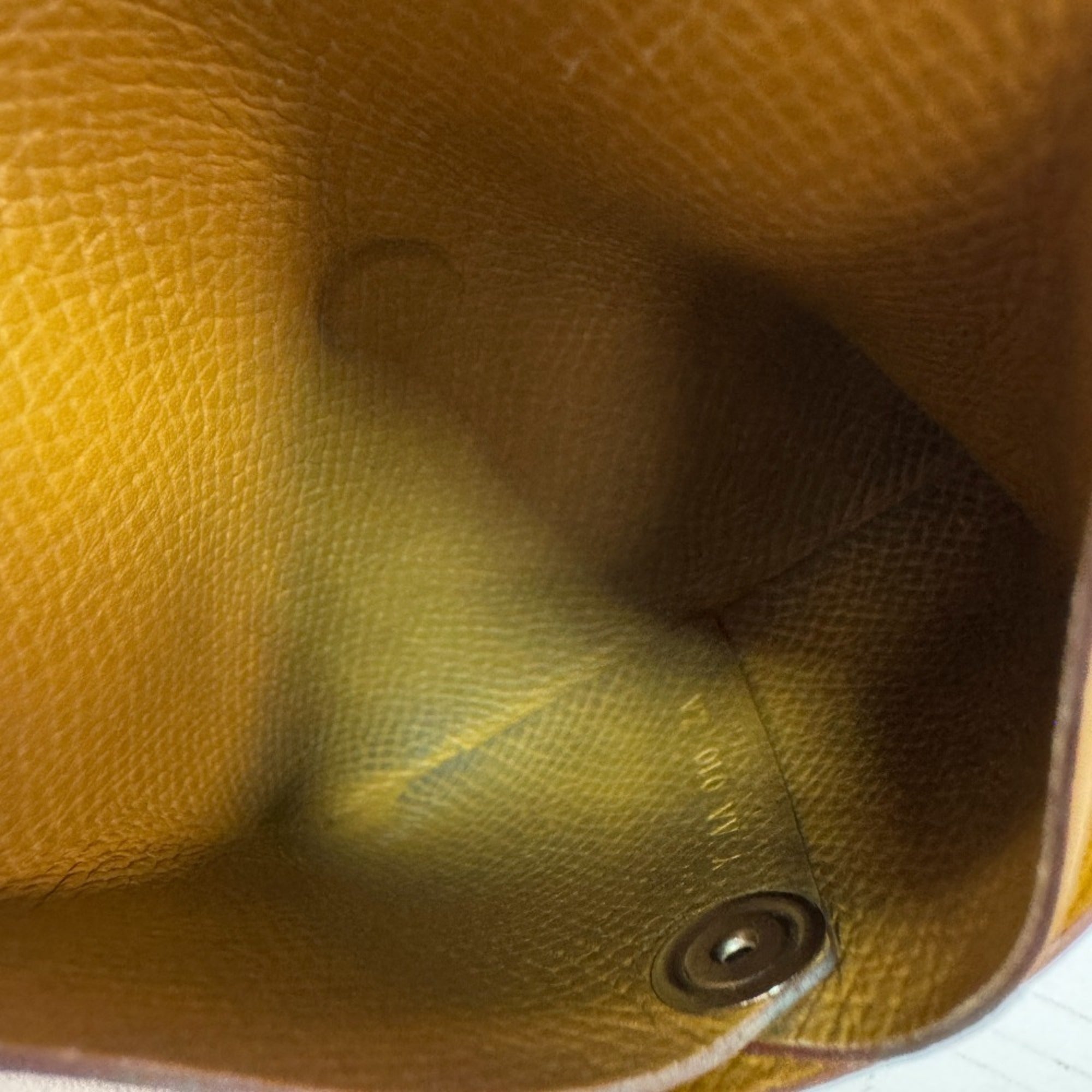 Hermes Brown Chevre Leather Coin Purse/Coin Case (Pre-Owned)