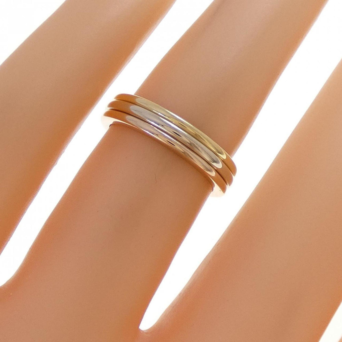 Cartier Yellow Gold (18K) Pink Gold (18K) White Gold (18K) Band Ring (Pre-Owned)