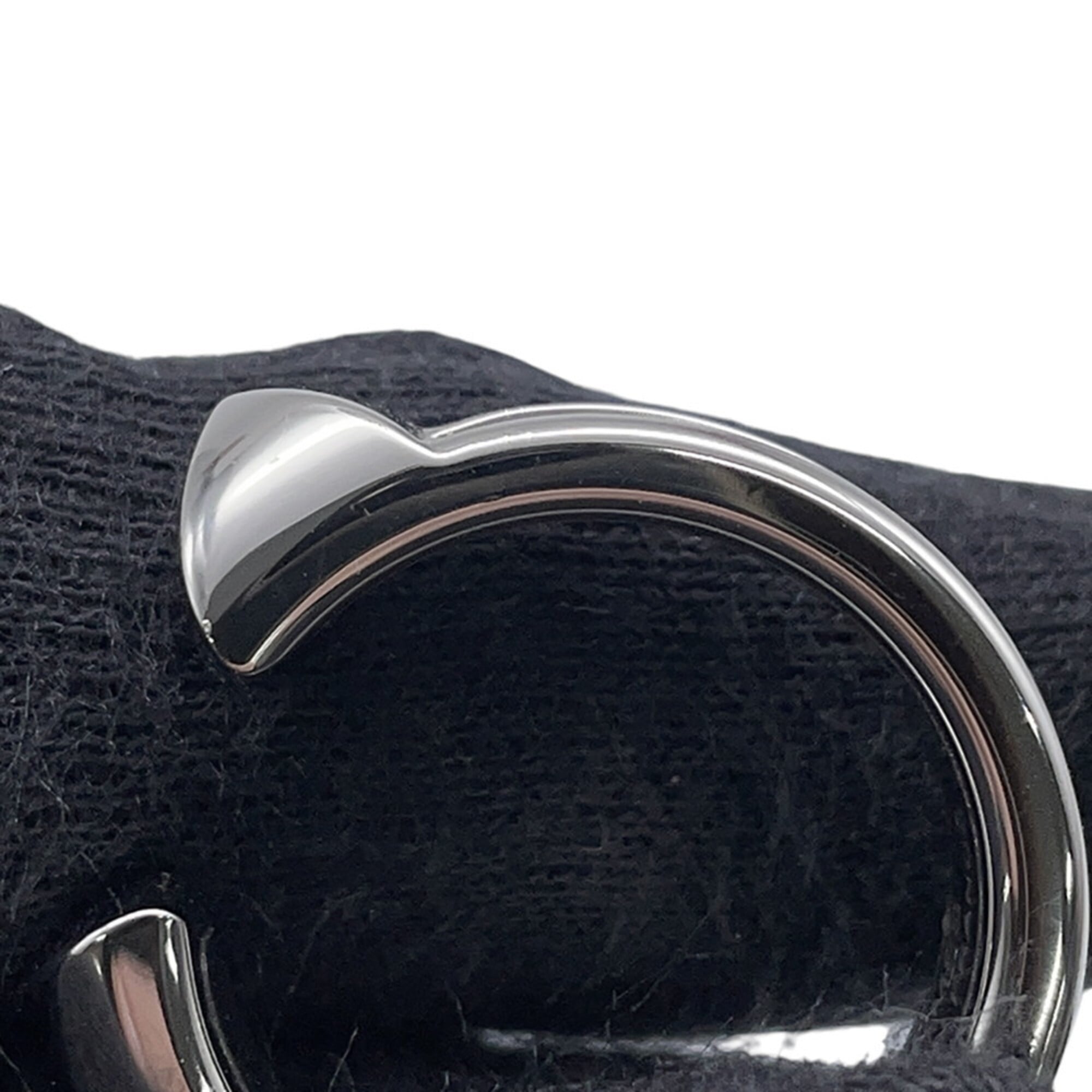 Hermes Black Metal Band Ring (Pre-Owned)