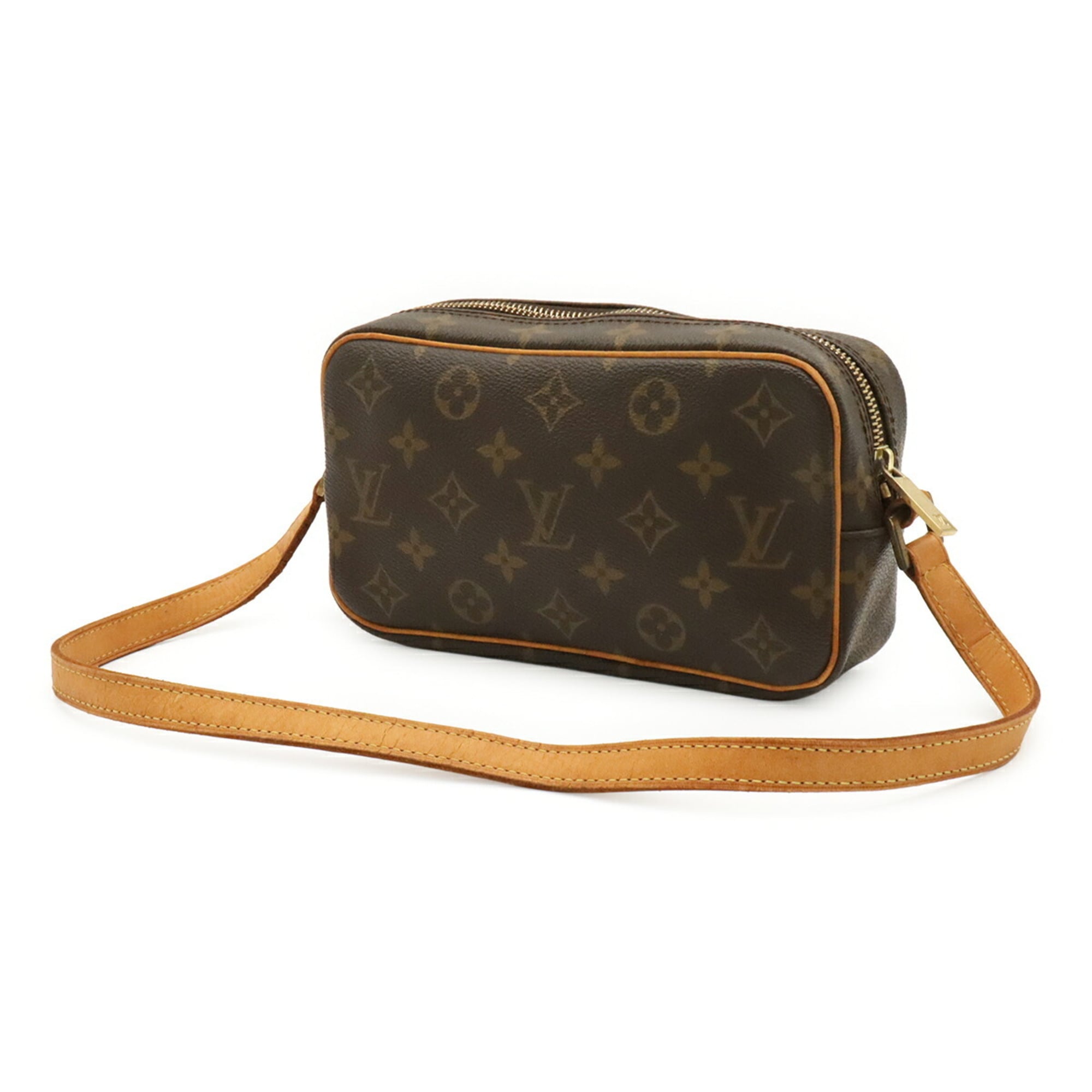 Louis Vuitton Brown Galle Monogram Monogram Handbag Pochette Shoulder Bag (Pre-Owned)