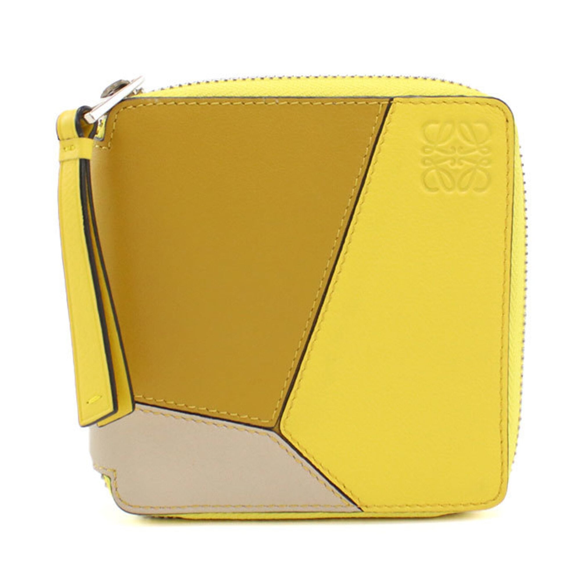 Loewe Yellow Leather Wallet (Bi-Fold) (Pre-Owned)