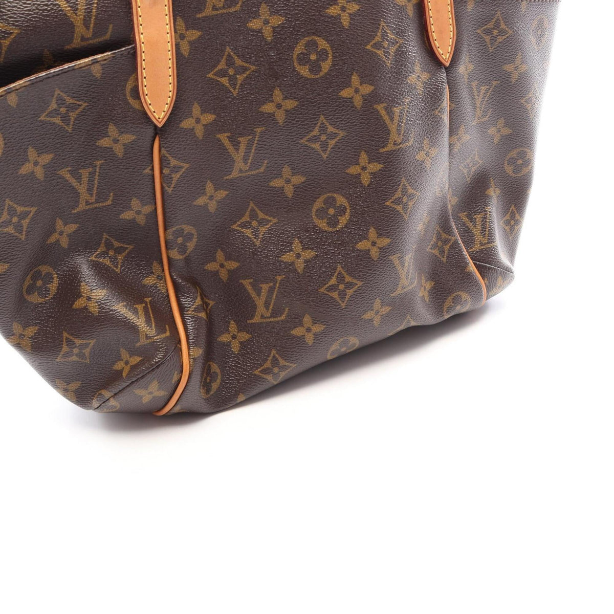 Louis Vuitton Brown Coated Canvas Pvc Monogram Leather Handbag Tote Bag (Pre-Owned)