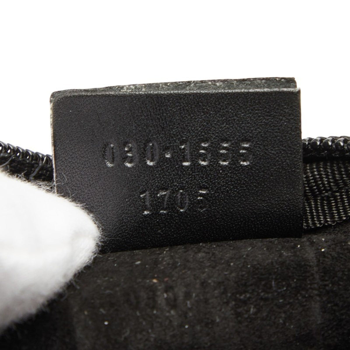 Gucci Black Canvas Leather Pouch (Pre-Owned)