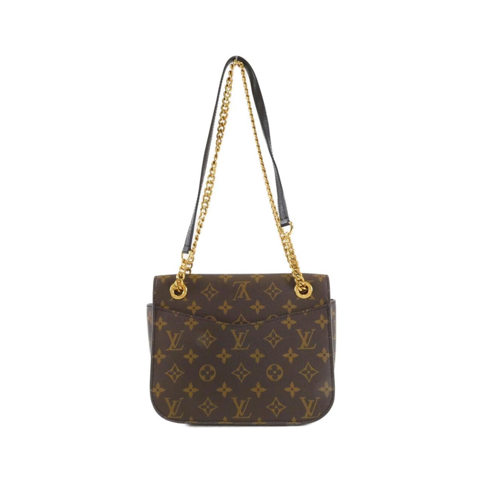 Louis Vuitton Brown Coated Canvas Shoulder Bag (Pre-Owned)
