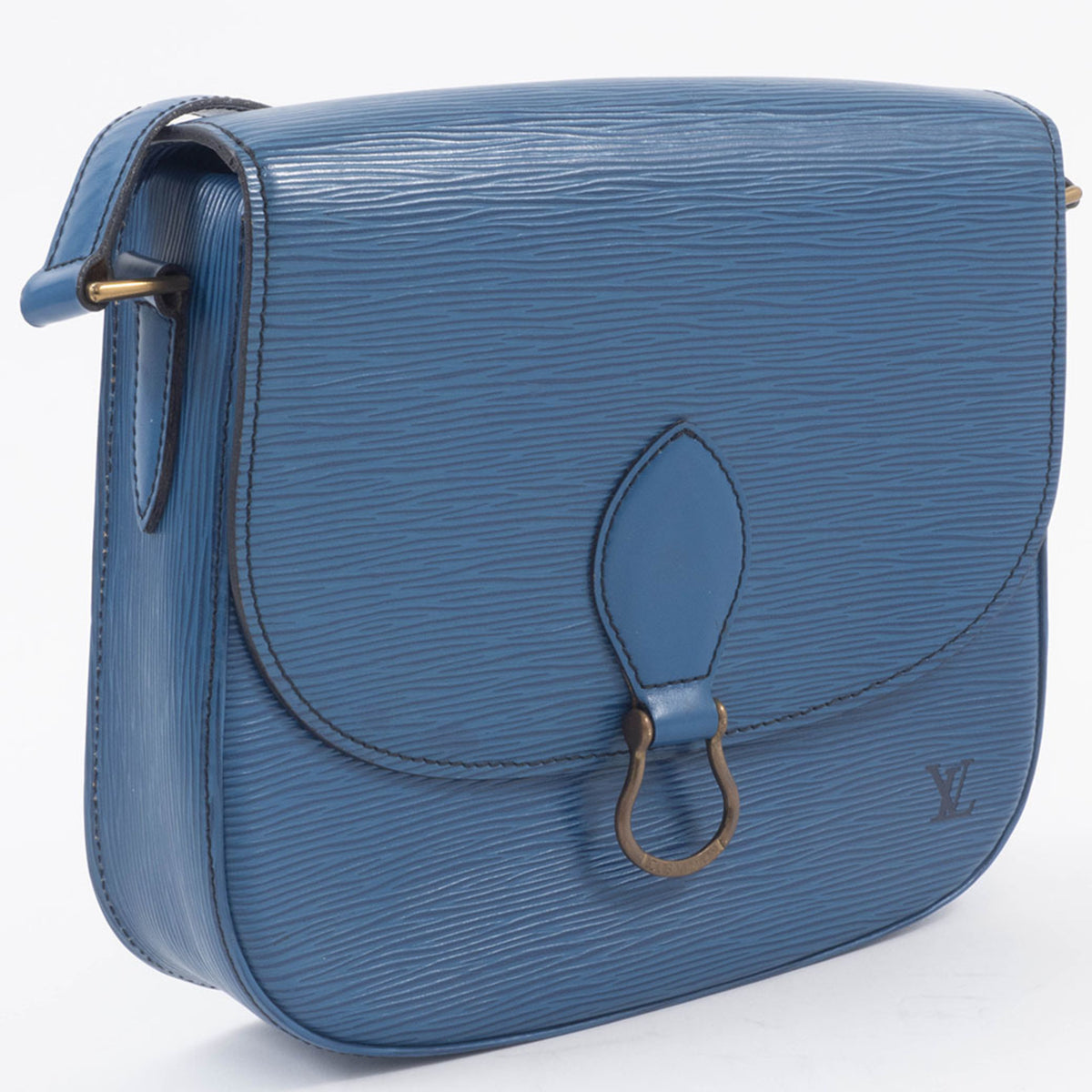 Louis Vuitton Epi Blue Epi Leather Shoulder Bag (Pre-Owned)