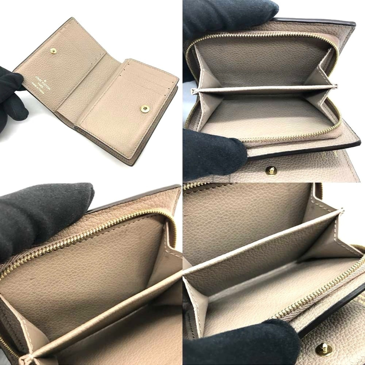 Louis Vuitton Beige Monogram Empreinte Wallet (Bi-Fold) (Pre-Owned)