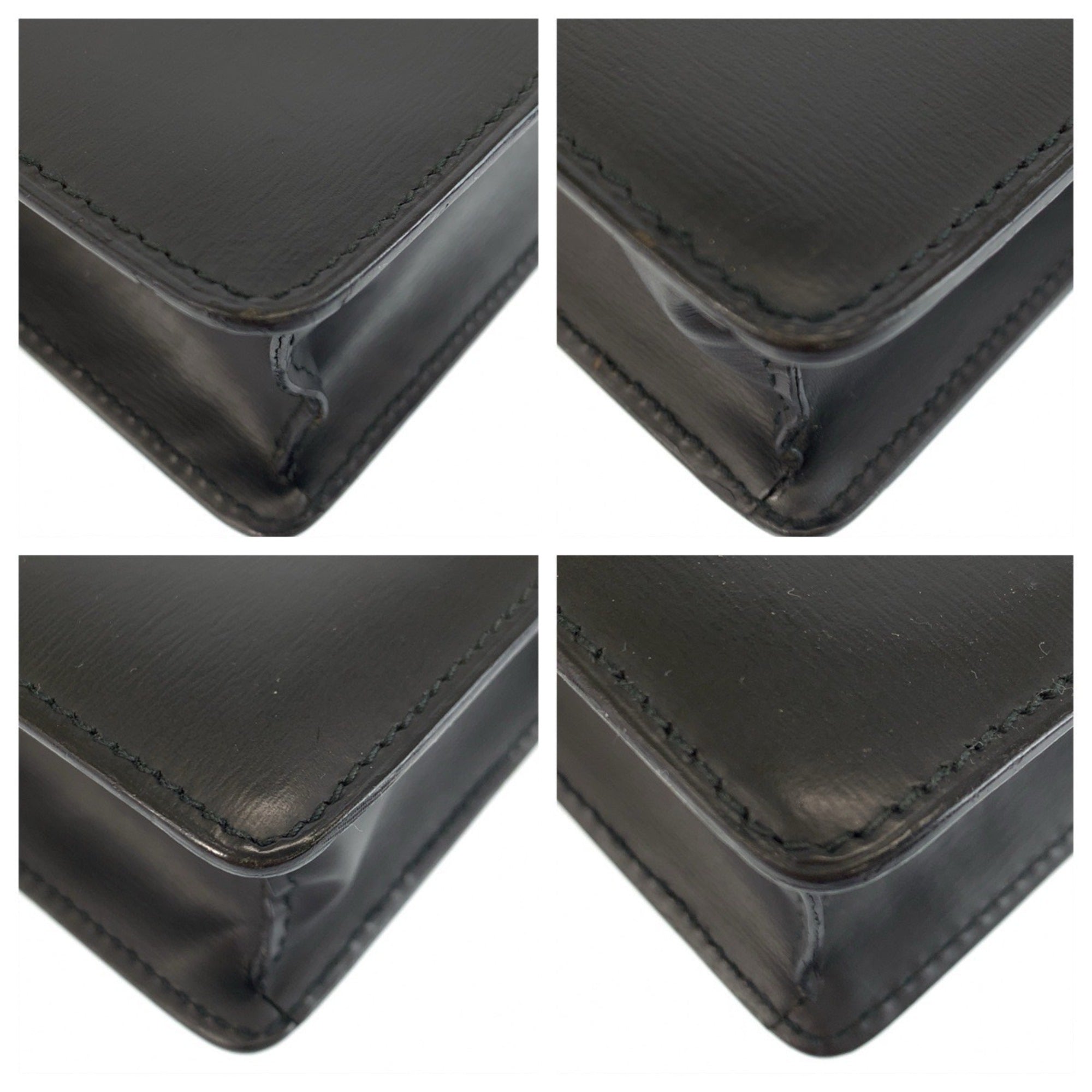 Cartier Black Leather Clutch Bag (Pre-Owned)