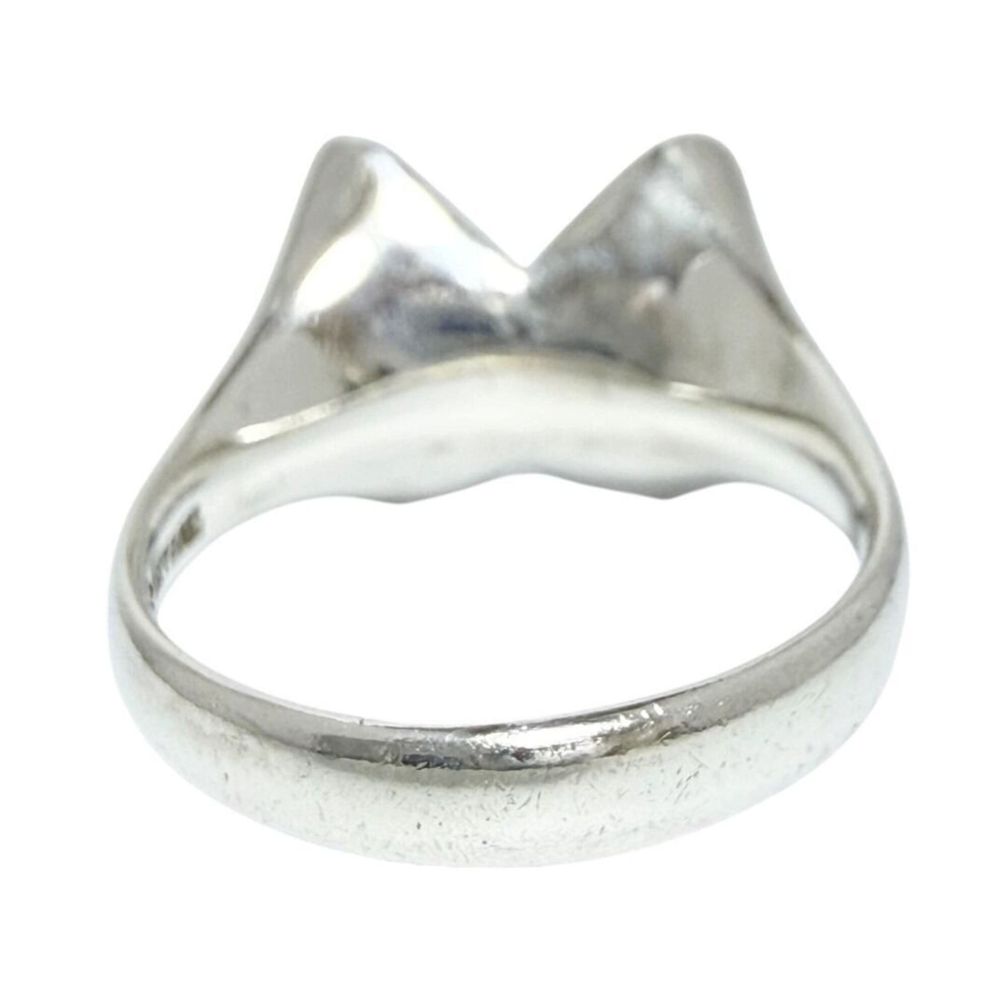 Tiffany Shell Silver 925 Band Ring (Pre-Owned)