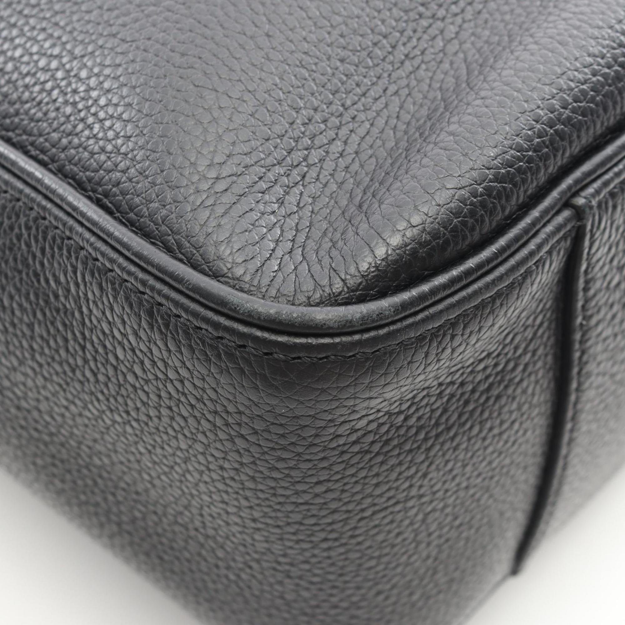 Christian Dior Black Leather Tote Bag (Pre-Owned)
