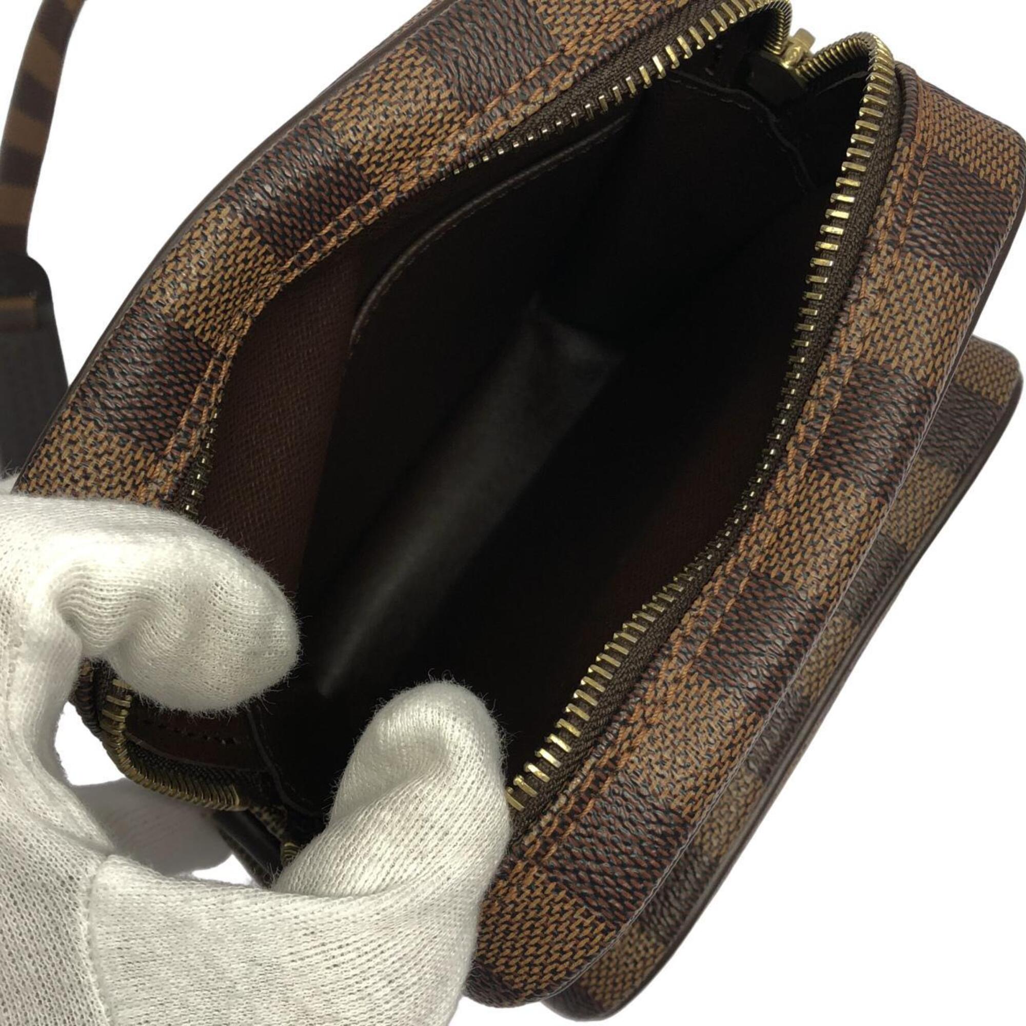 Louis Vuitton Ebene Coated Canvas Shoulder Bag (Pre-Owned)