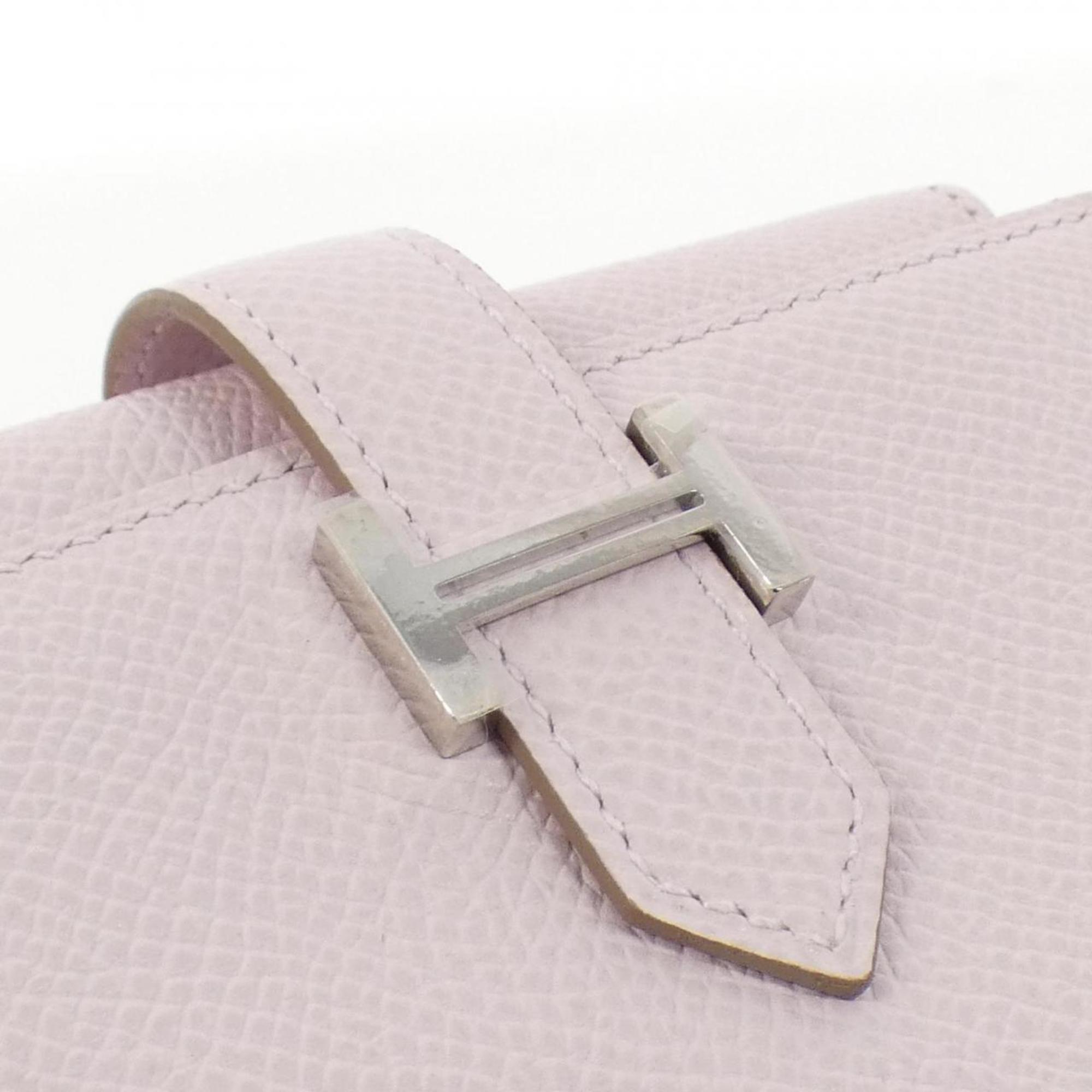 Hermes Epsom Leather Wallet (Tri-Fold) (Pre-Owned)