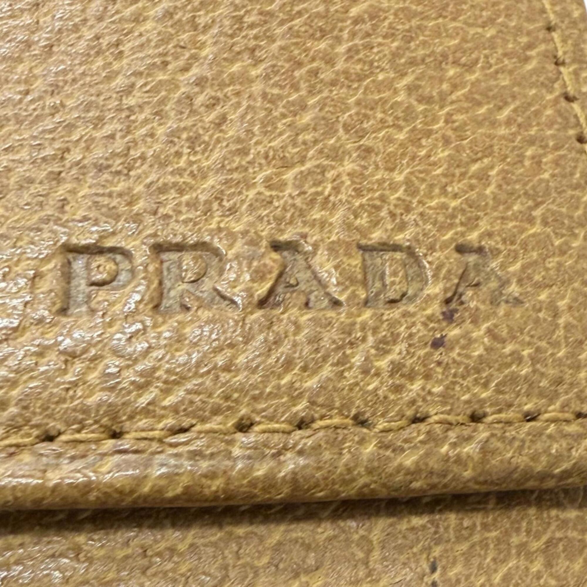 Prada Leather Wallet (Tri-Fold) (Pre-Owned)