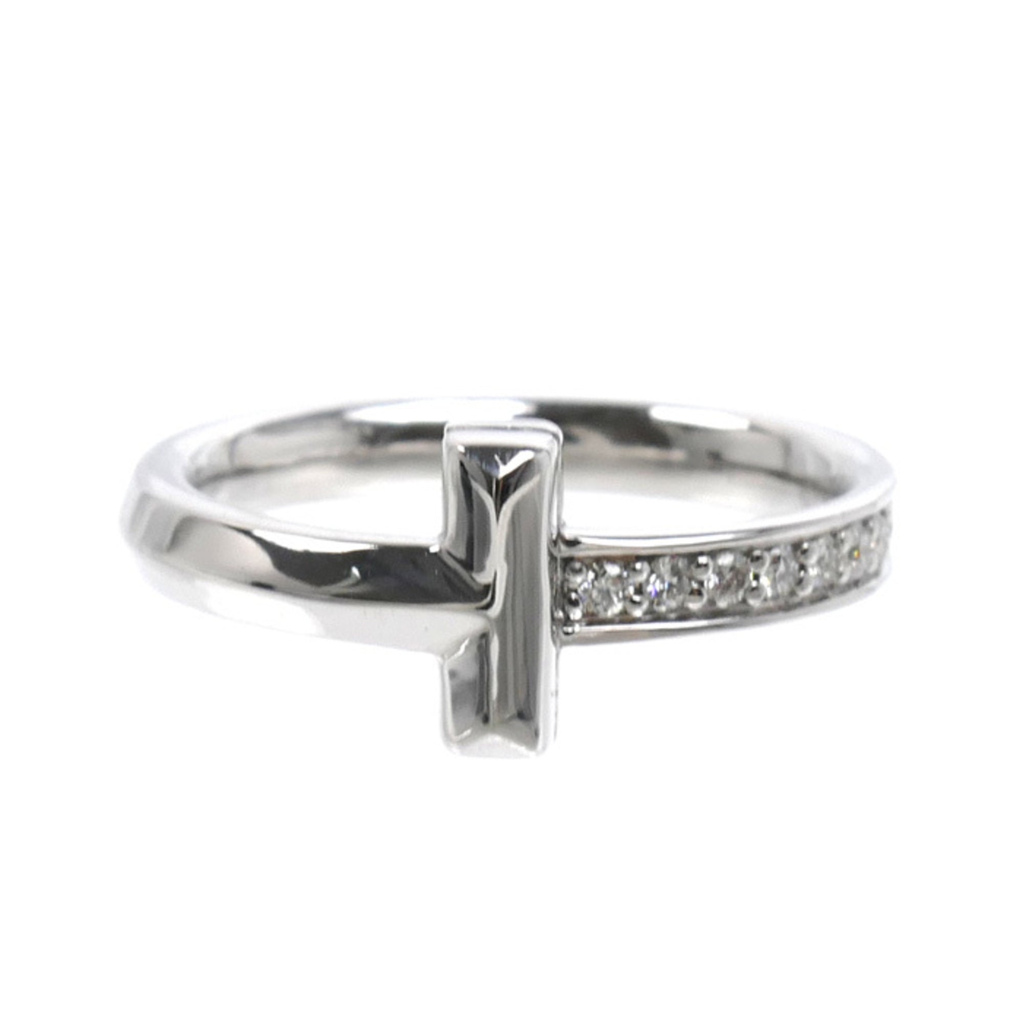 Tiffany White Gold (18K) Band Ring (Pre-Owned)