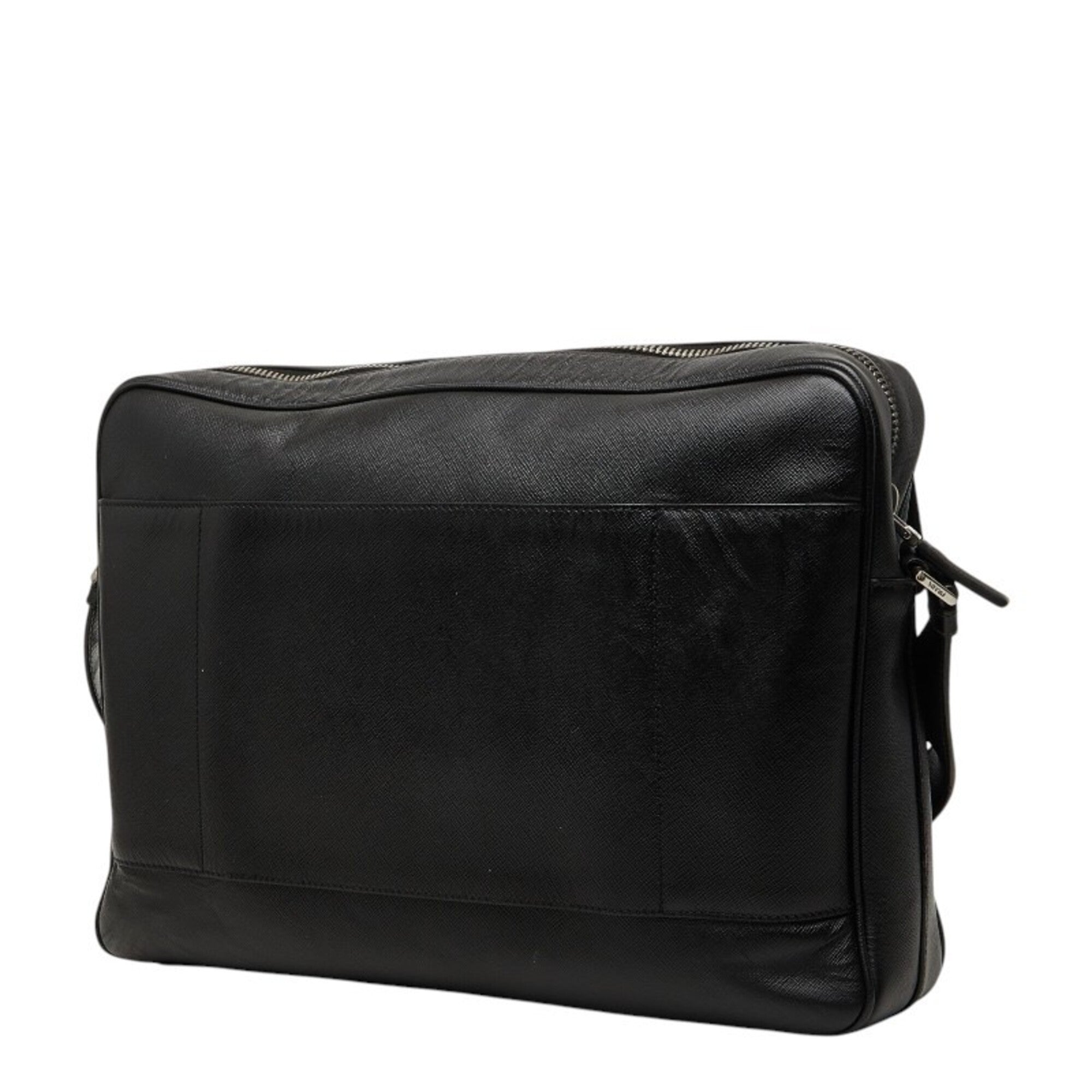 Prada Black Leather Shoulder Bag (Pre-Owned)