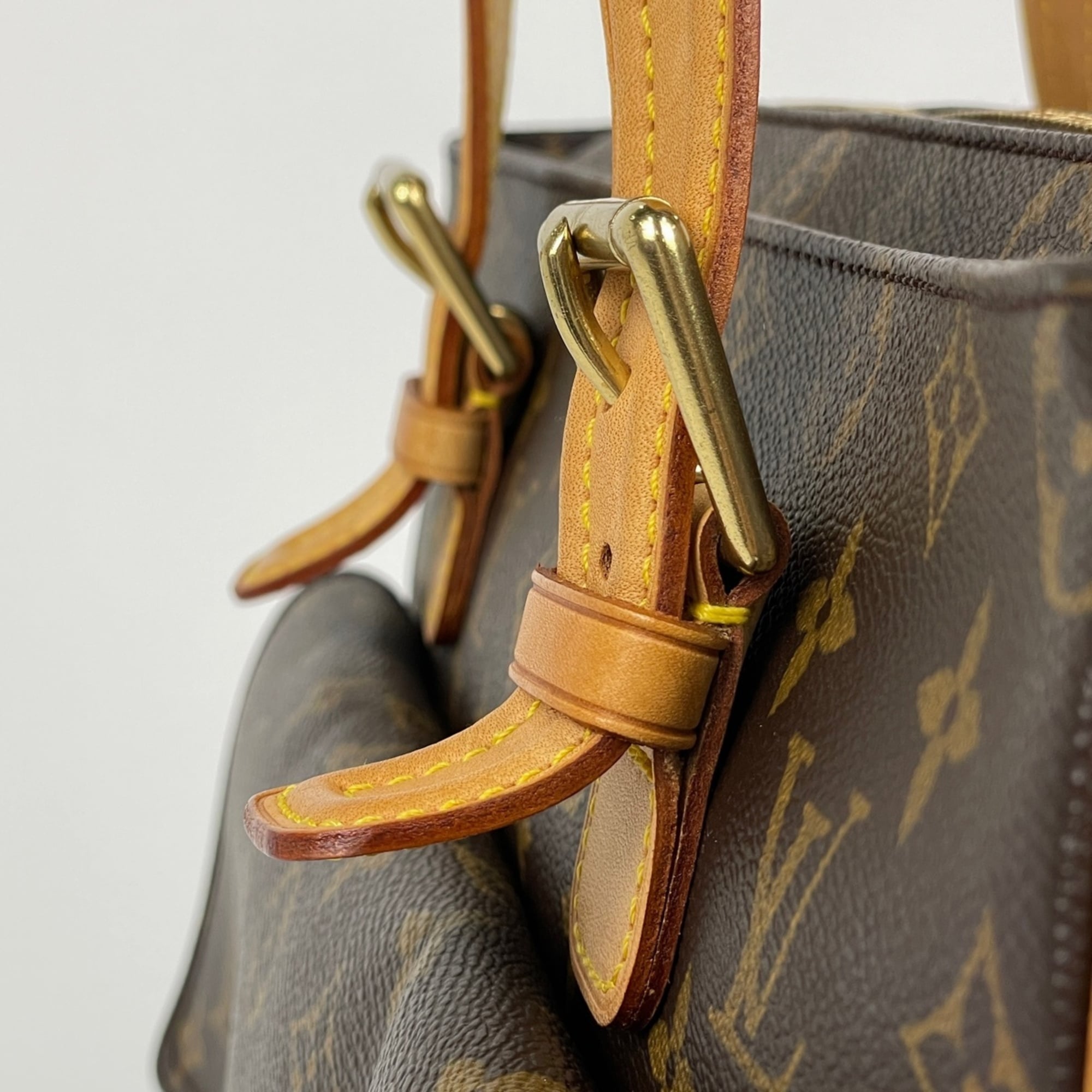 Louis Vuitton Brown Monogram Handbag Tote Bag (Pre-Owned)