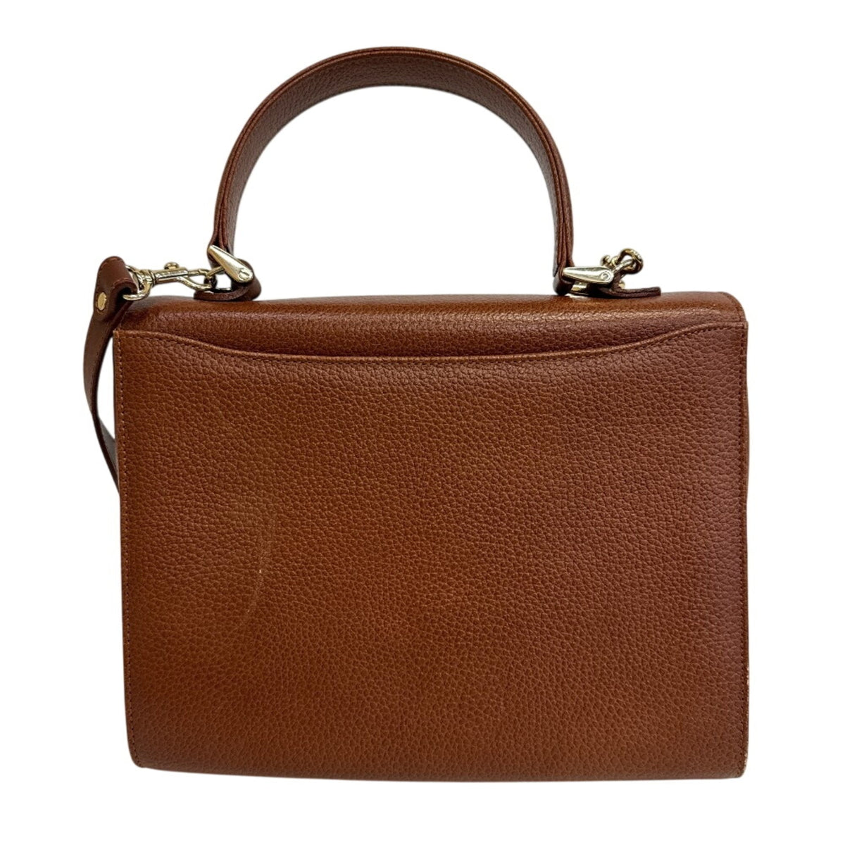 Burberry Brown Leather Shoulder Bag (Pre-Owned)