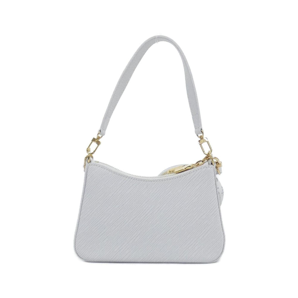 Louis Vuitton Blanc Leather Pouch Shoulder Bag (Pre-Owned)