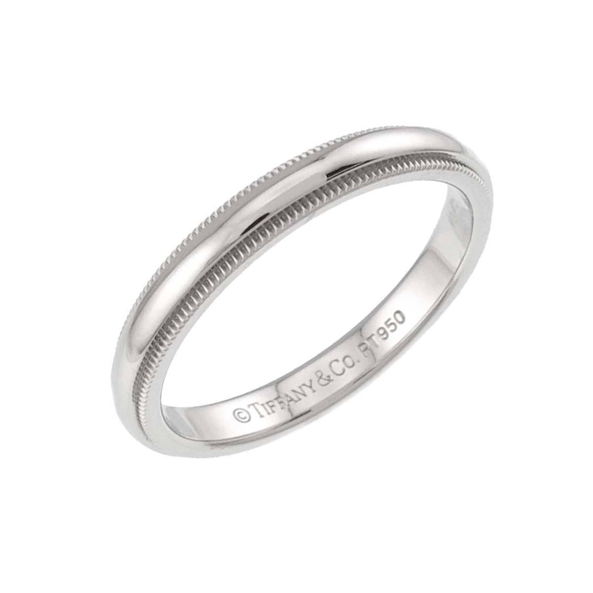 Tiffany Platinum 950 Band Ring (Pre-Owned)