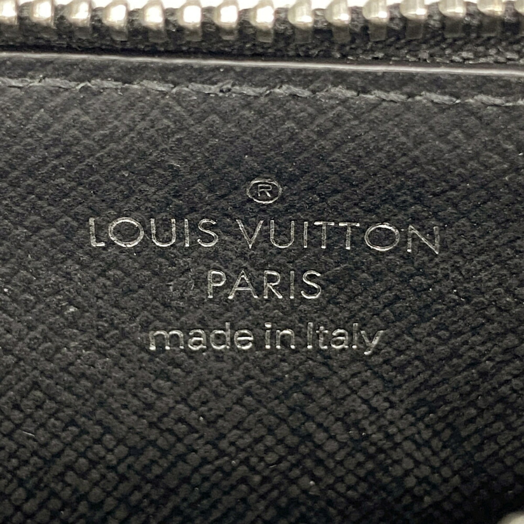Louis Vuitton Black Gray Coin Purse/Coin Case (Pre-Owned)