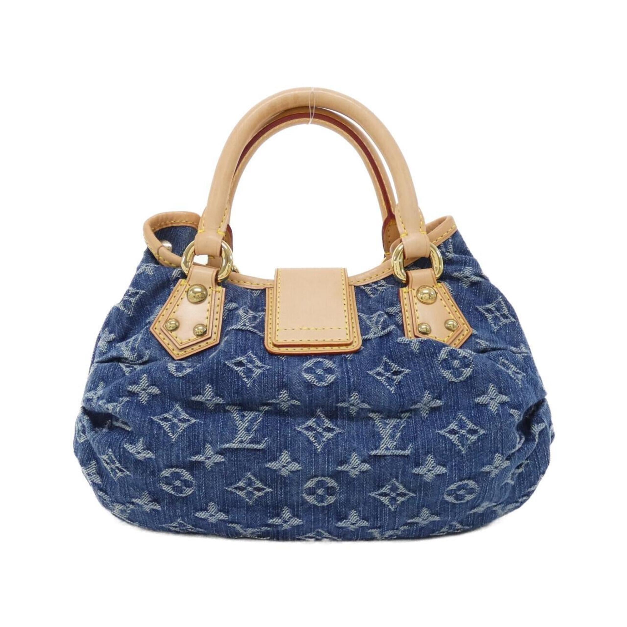 Louis Vuitton Monogram Denim Blue Monogram Denim Handbag (Pre-Owned)