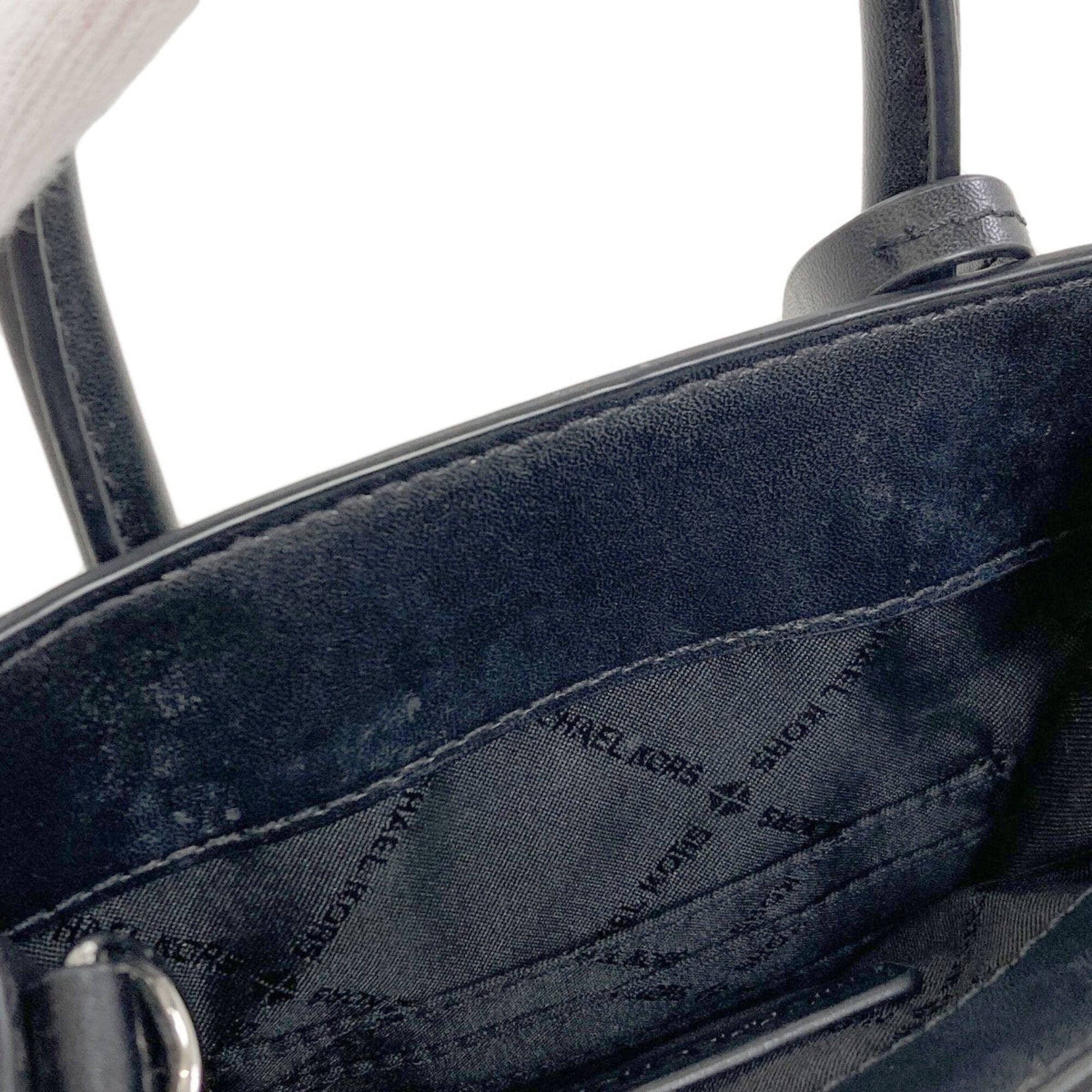 Michael Kors Black Leather Handbag (Pre-Owned)
