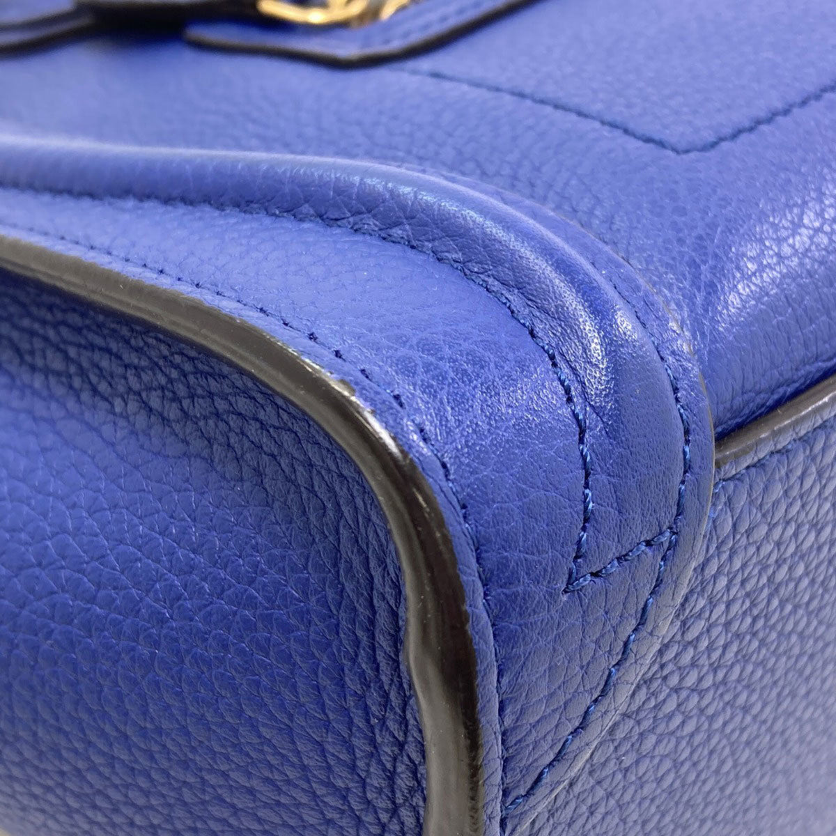 Celine Blue Leather Handbag (Pre-Owned)