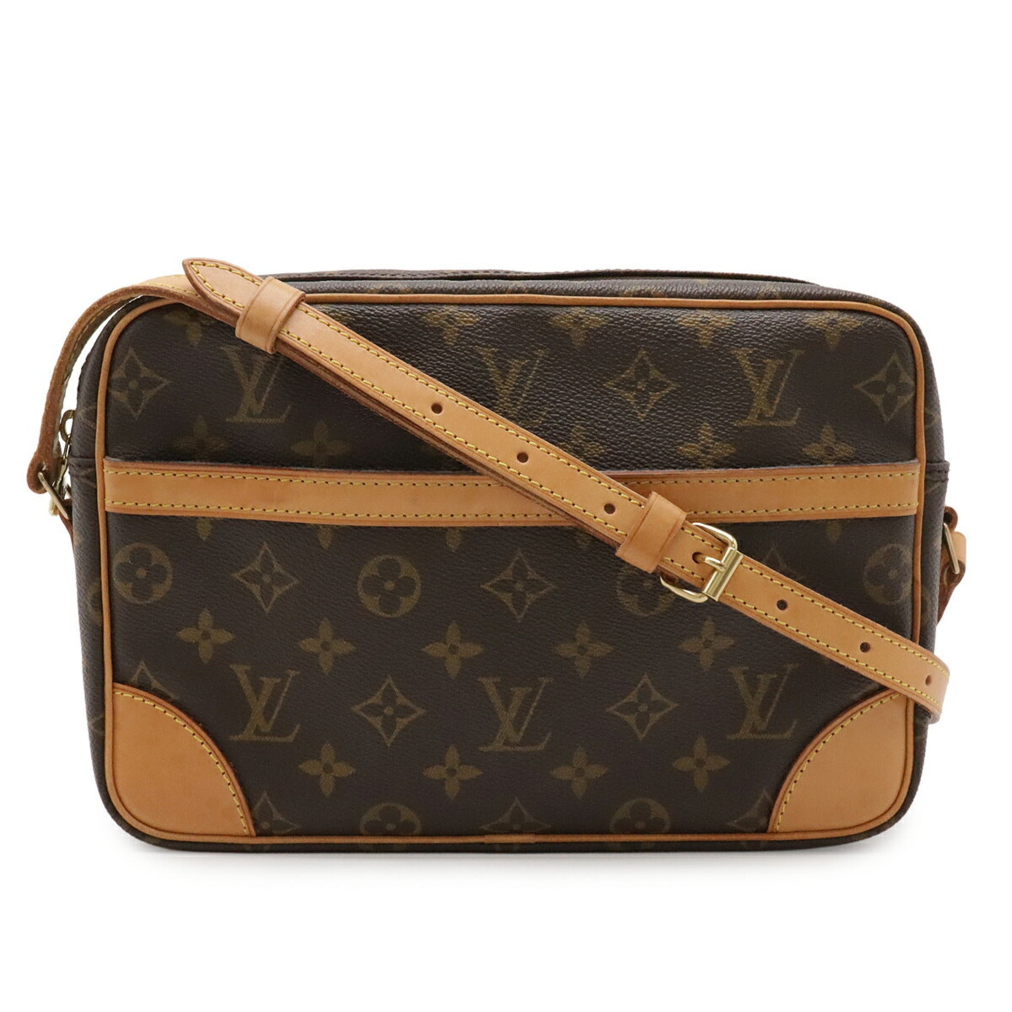 Louis Vuitton Brown Galle Monogram Monogram Shoulder Bag (Pre-Owned)