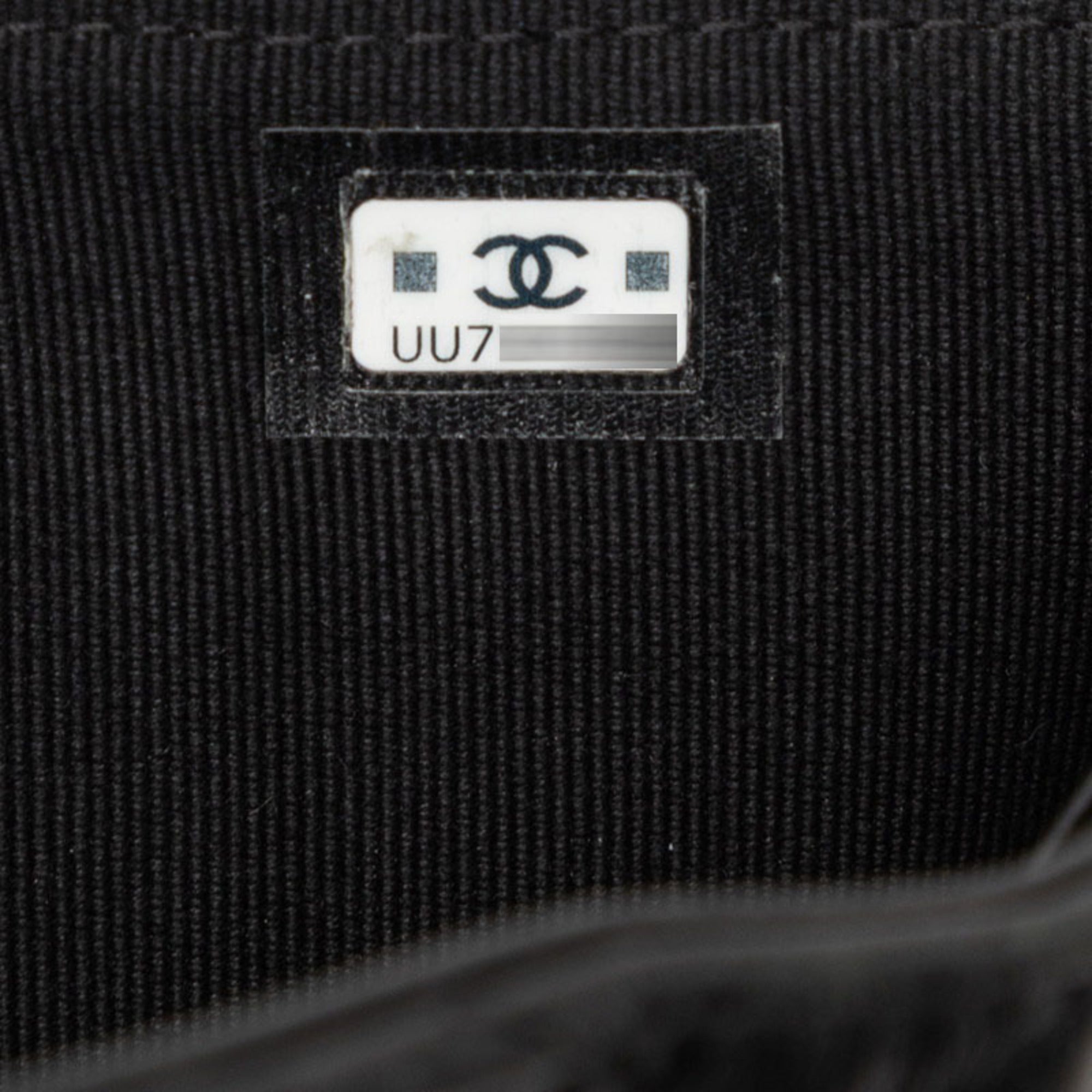 Chanel Matelasse Black Leather Wallet (Tri-Fold) (Pre-Owned)