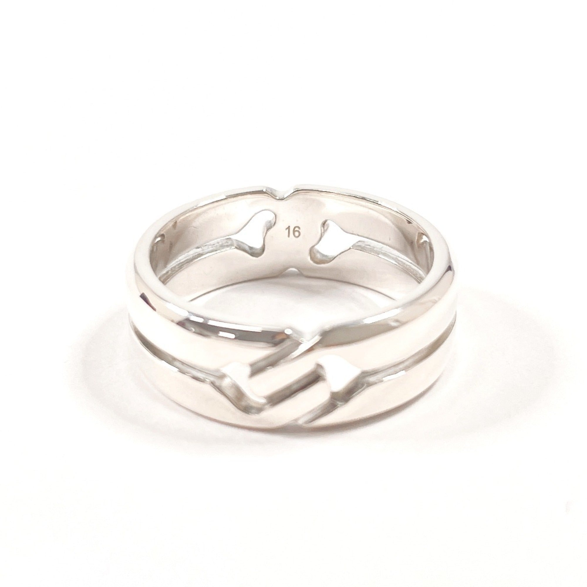 Gucci Silver Silver 925 Band Ring (Pre-Owned)
